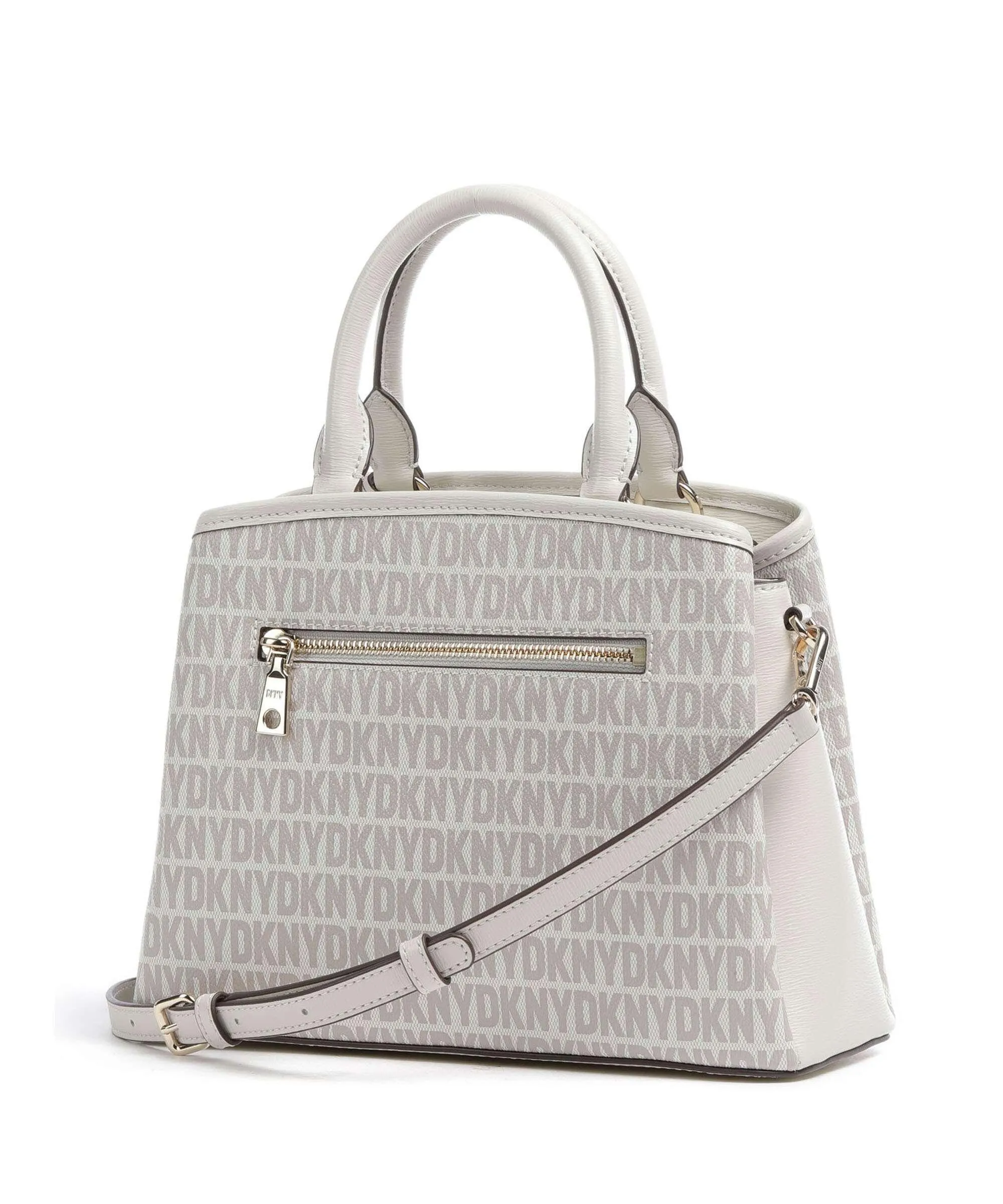  DKNY Paige Borsa a mano pelle sintetica grigio chiaro  