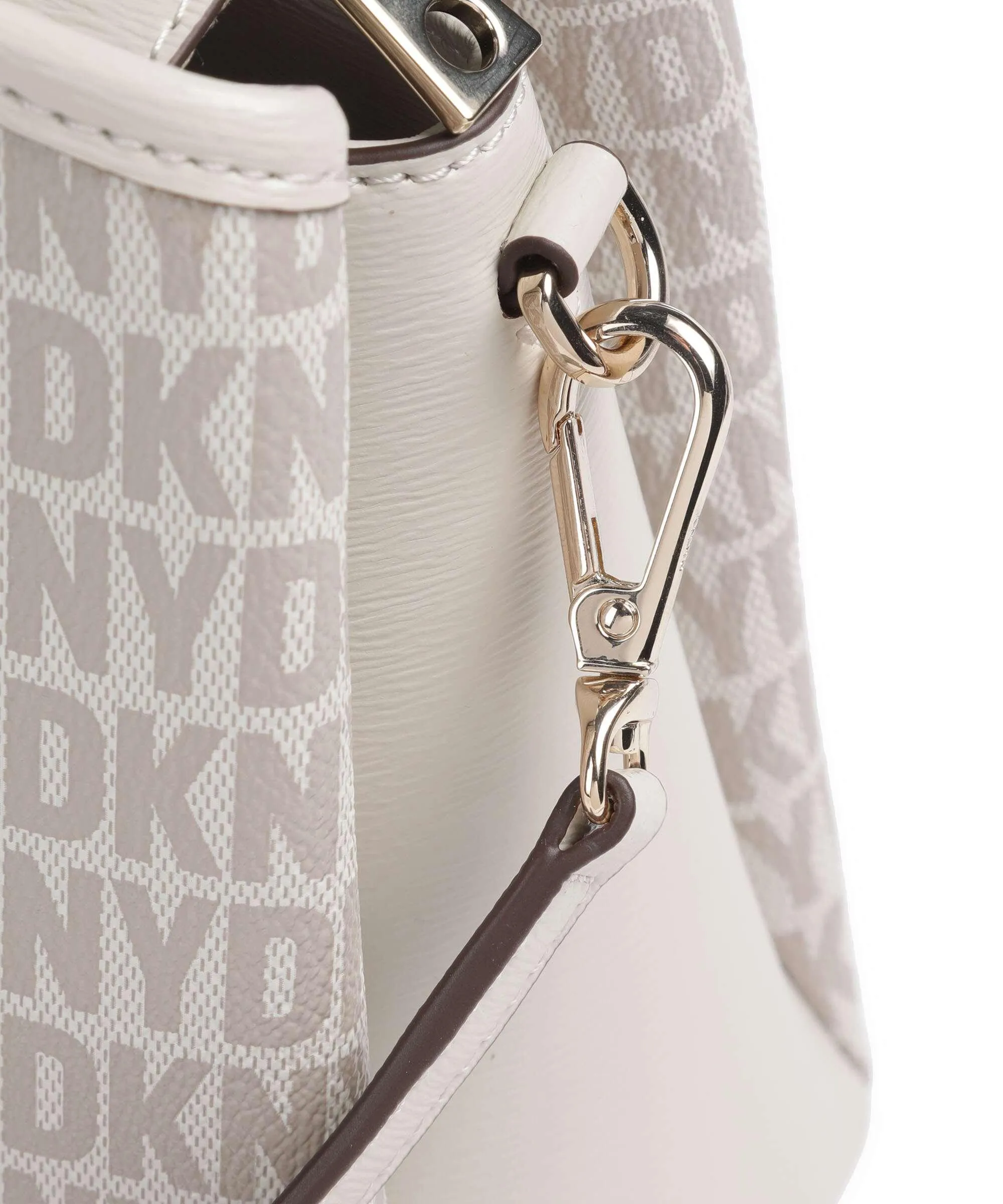  DKNY Paige Borsa a mano pelle sintetica grigio chiaro  