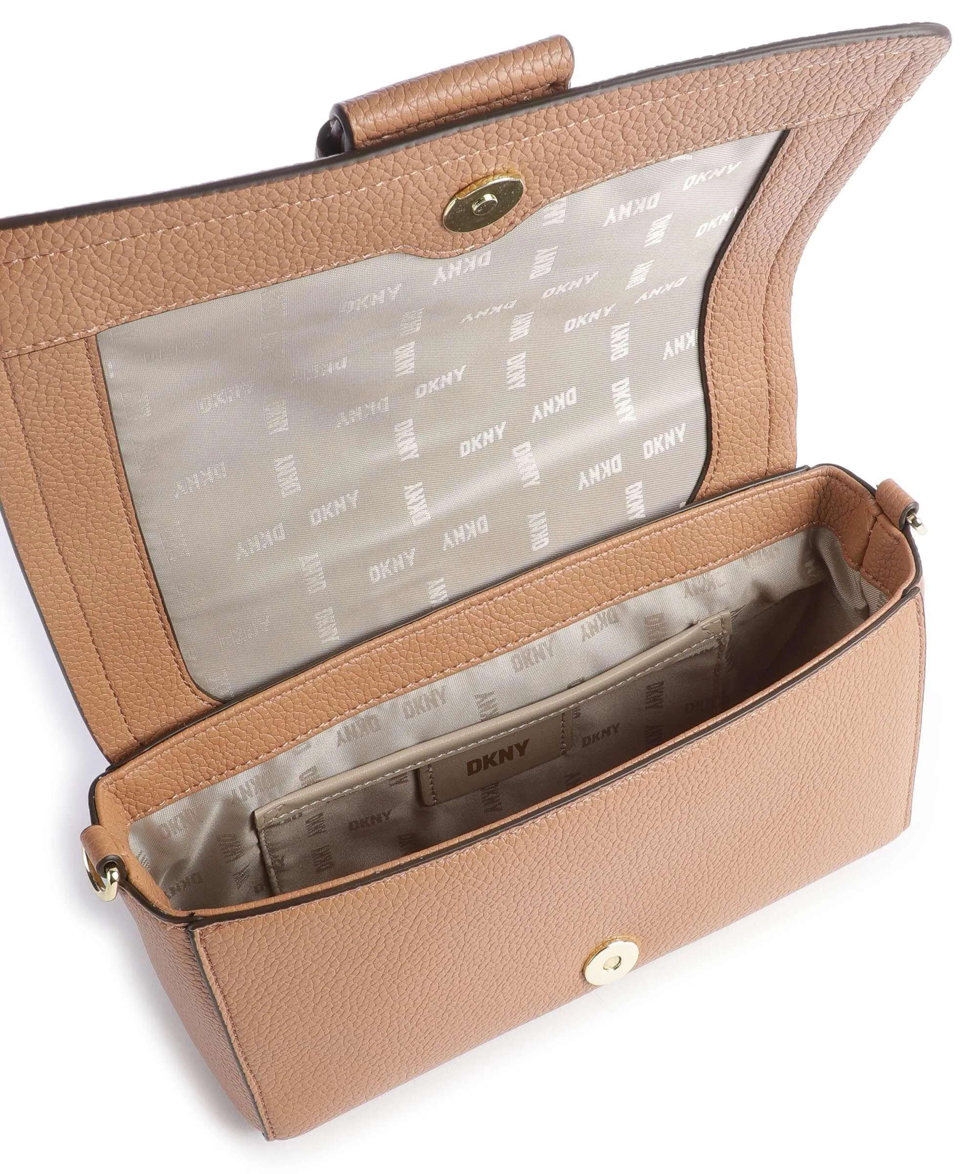  DKNY Rita Borsa a tracolla pelle sintetica marrone chiaro  