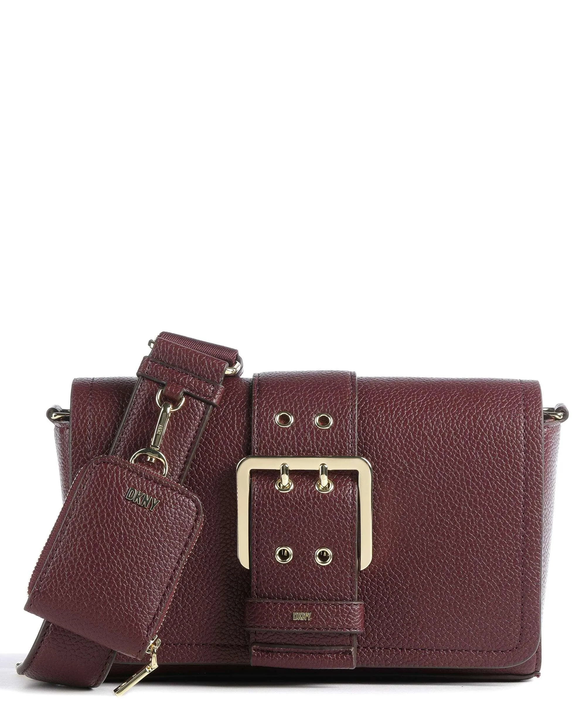  DKNY Rita Borsa a tracolla pelle sintetica rosso scuro  