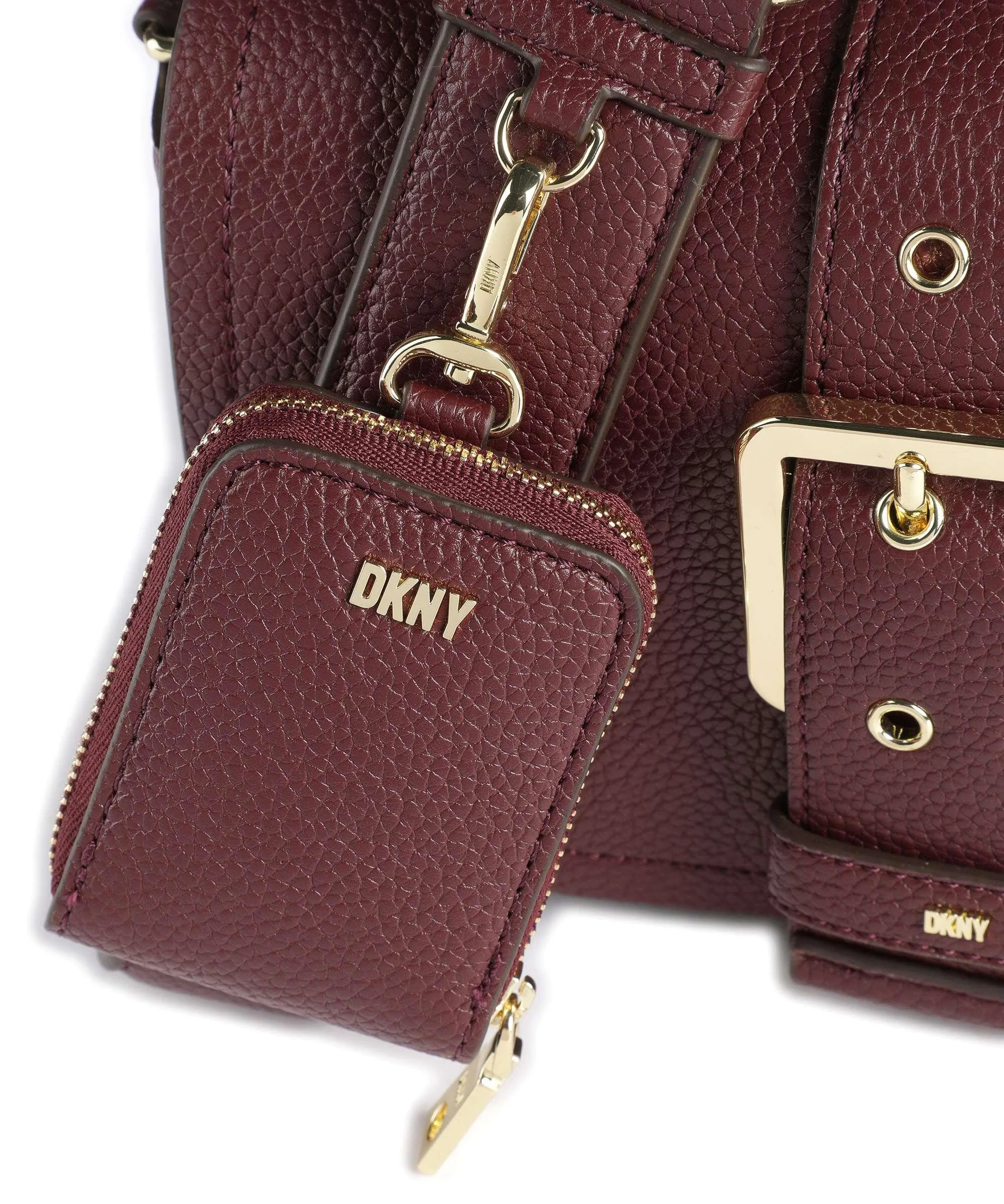  DKNY Rita Borsa a tracolla pelle sintetica rosso scuro  