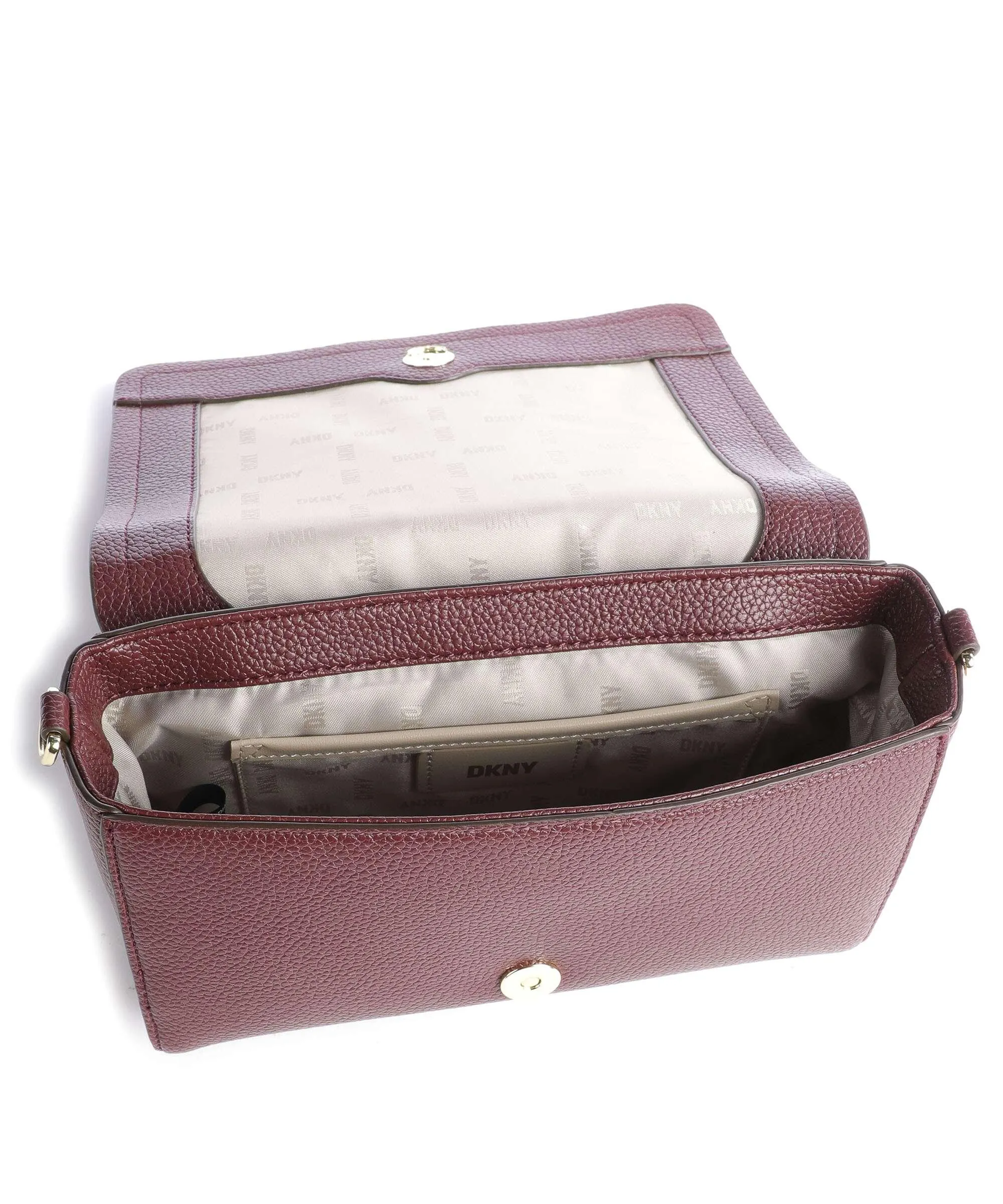  DKNY Rita Borsa a tracolla pelle sintetica rosso scuro  