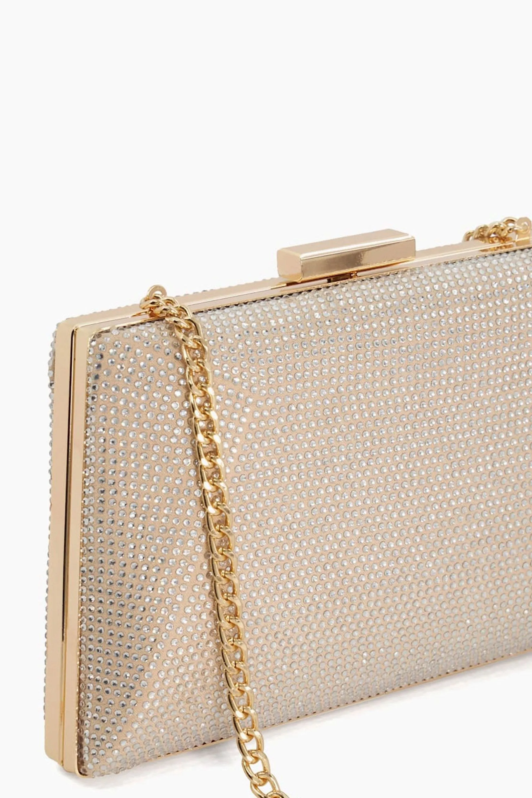 Dune London - Bellaire - pochette rigida con strass e Borsa