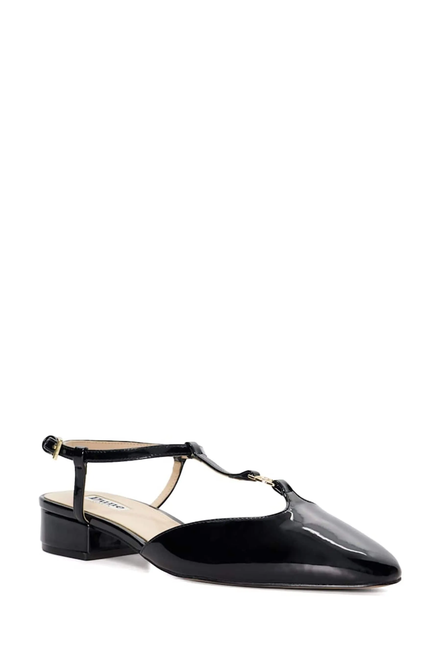 Dune London - Heya - Ballerine basse con cinturino posteriore e cinturino a T