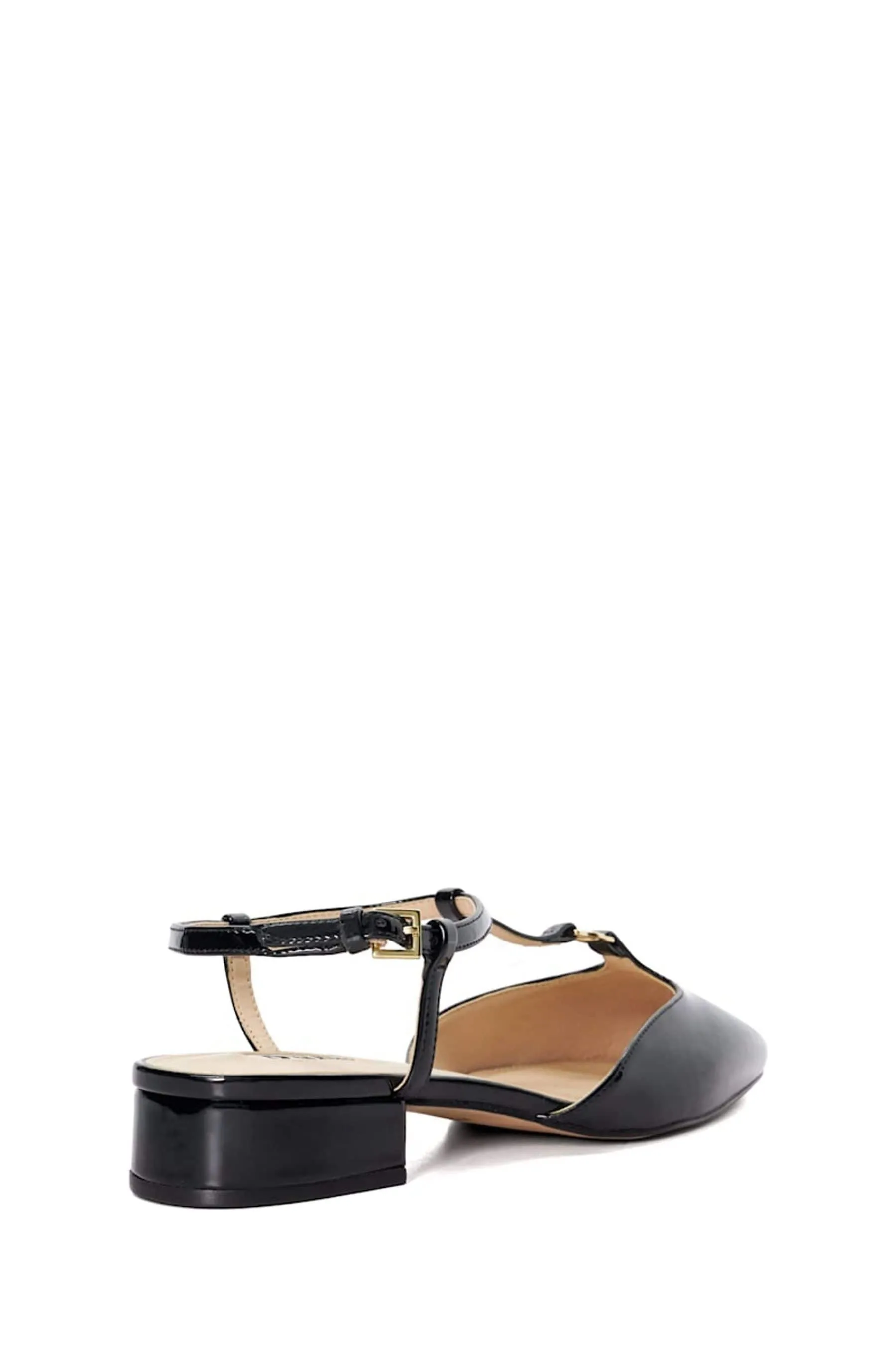 Dune London - Heya - Ballerine basse con cinturino posteriore e cinturino a T