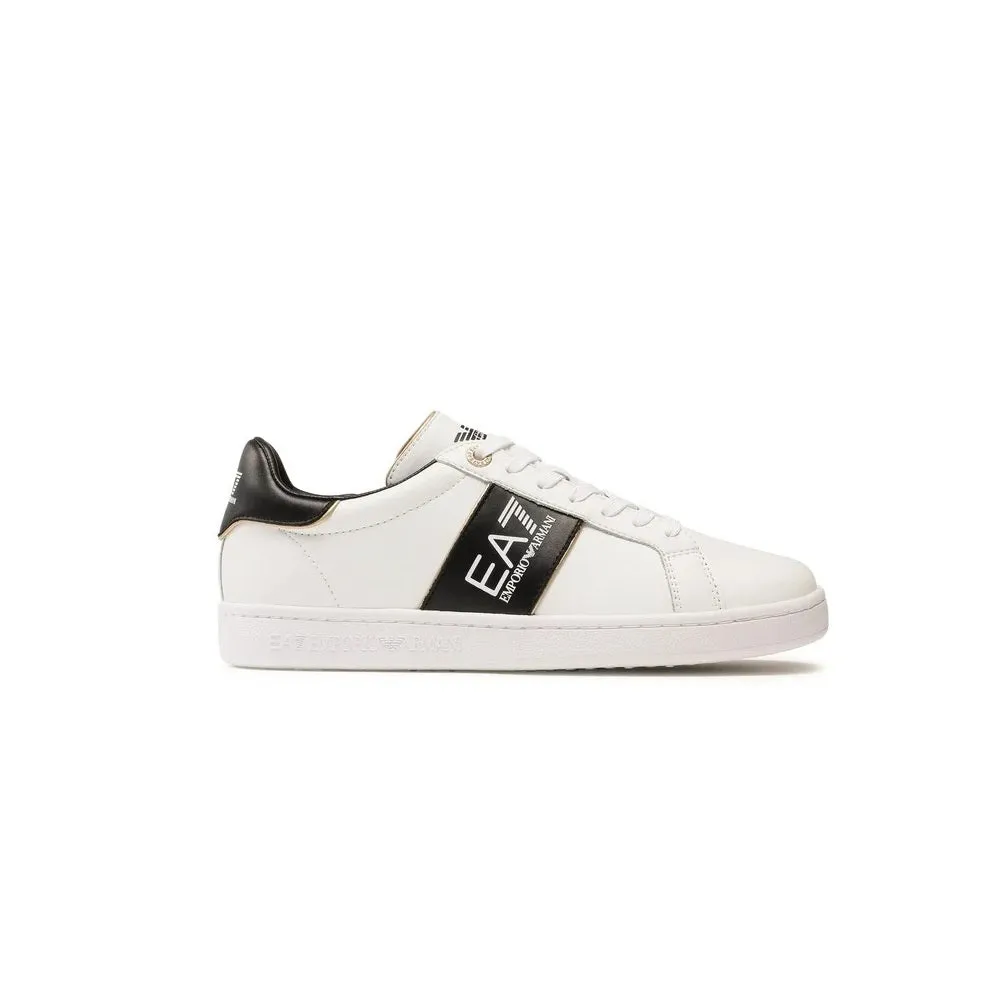 EA7 Sneakers EA7 Fondo Cassetta Bianca Nero Oro