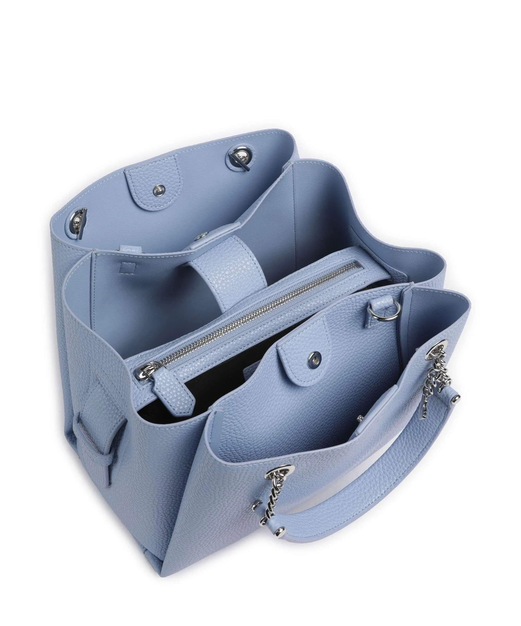  Emporio Armani Annie Borsa a mano pelle sintetica blu chiaro  