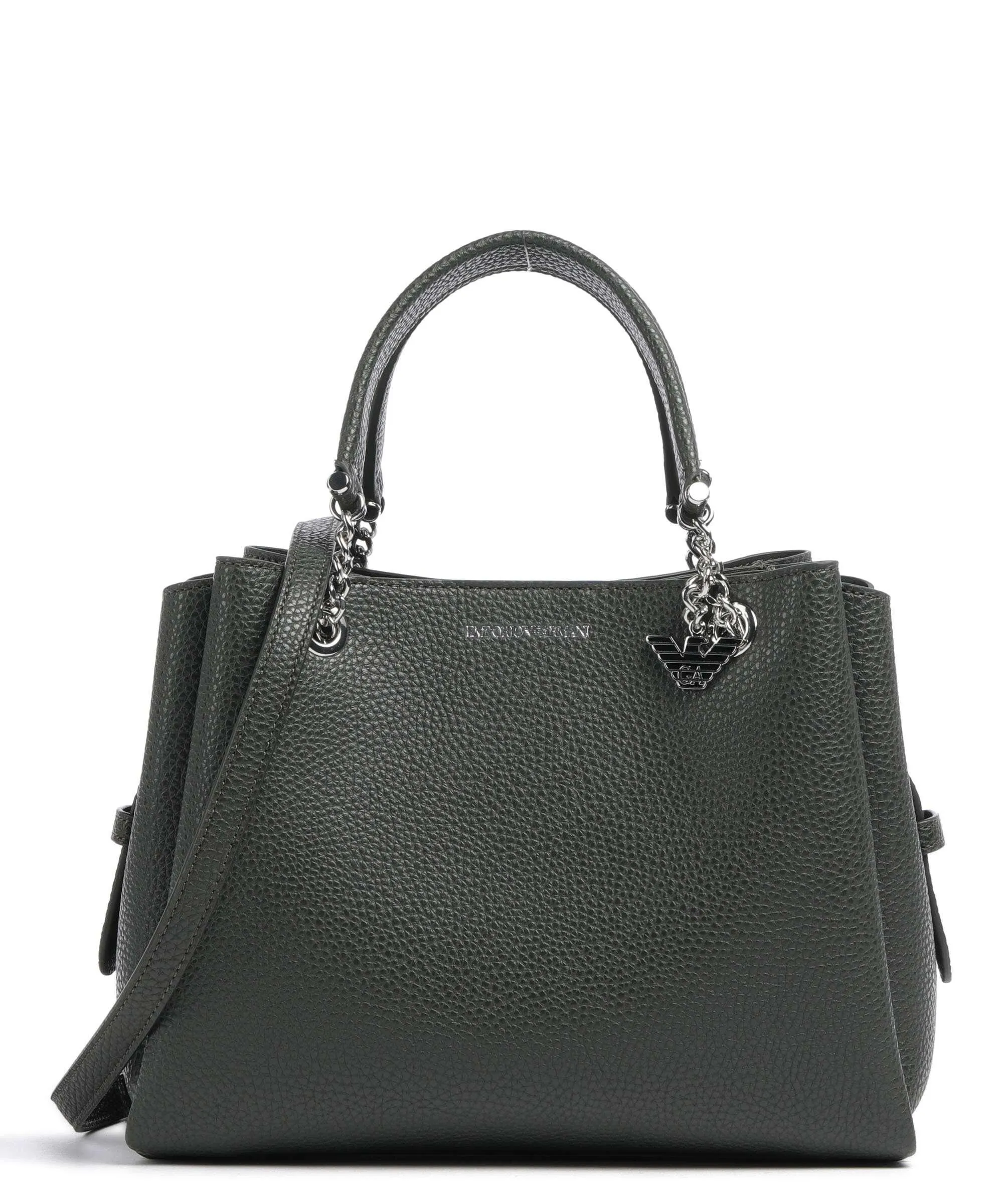  Emporio Armani Annie Borsa a mano pelle sintetica cachi  