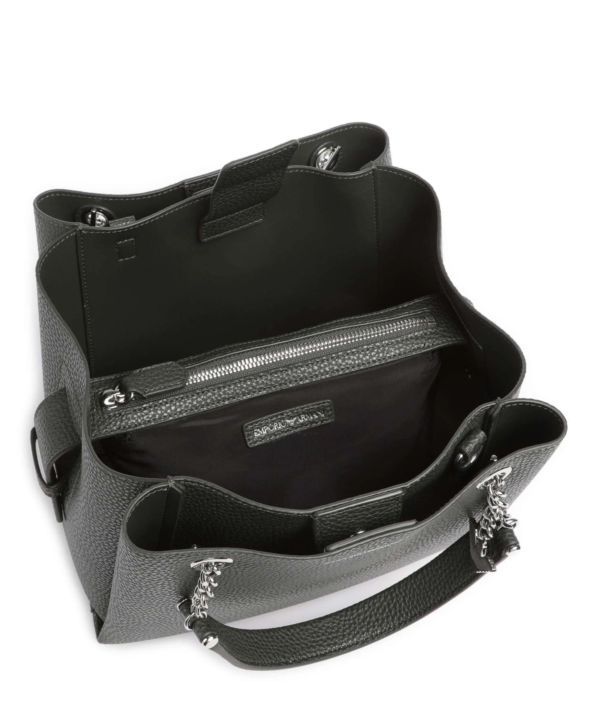  Emporio Armani Annie Borsa a mano pelle sintetica cachi  