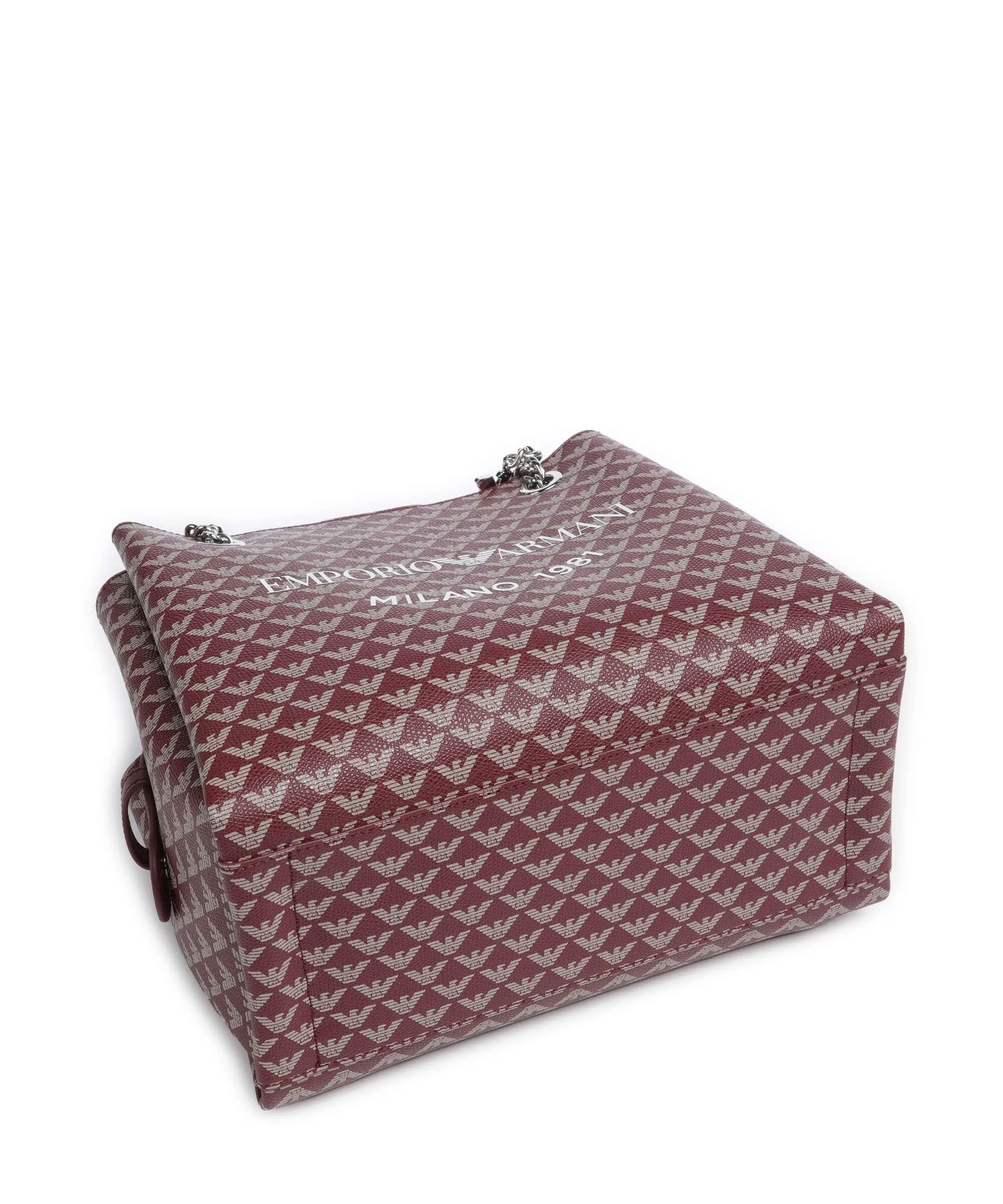  Emporio Armani Annie Borsa a mano poliestere rosso scuro  