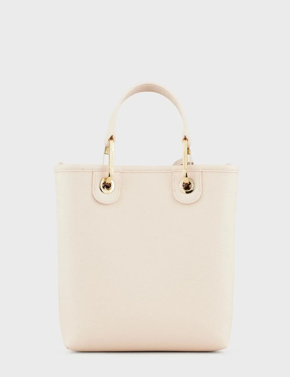 Emporio Armani     Borsa Shopper verticale MyEA stampa cervo Nude