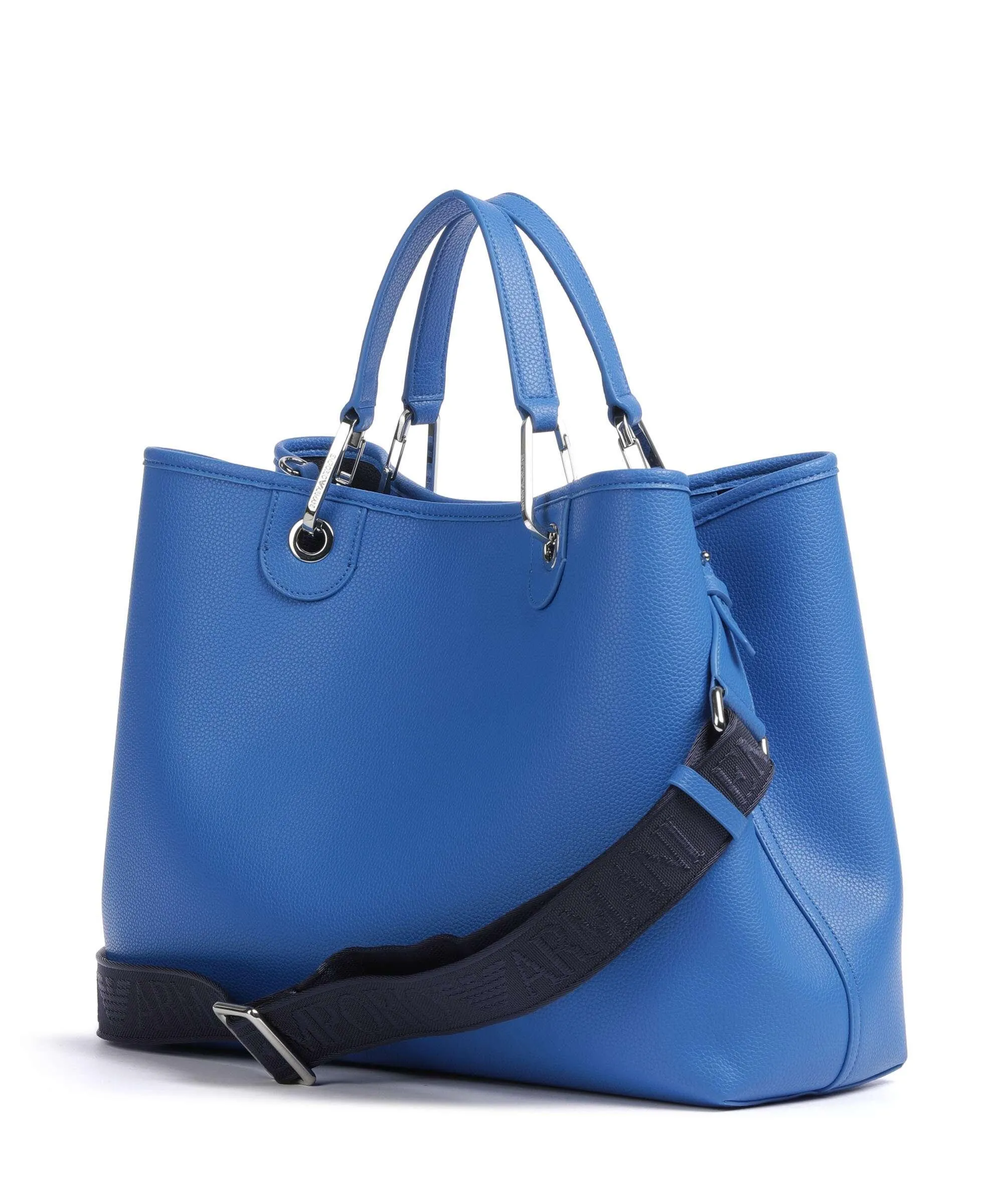  Emporio Armani My EA Borsa a mano pelle sintetica blu  