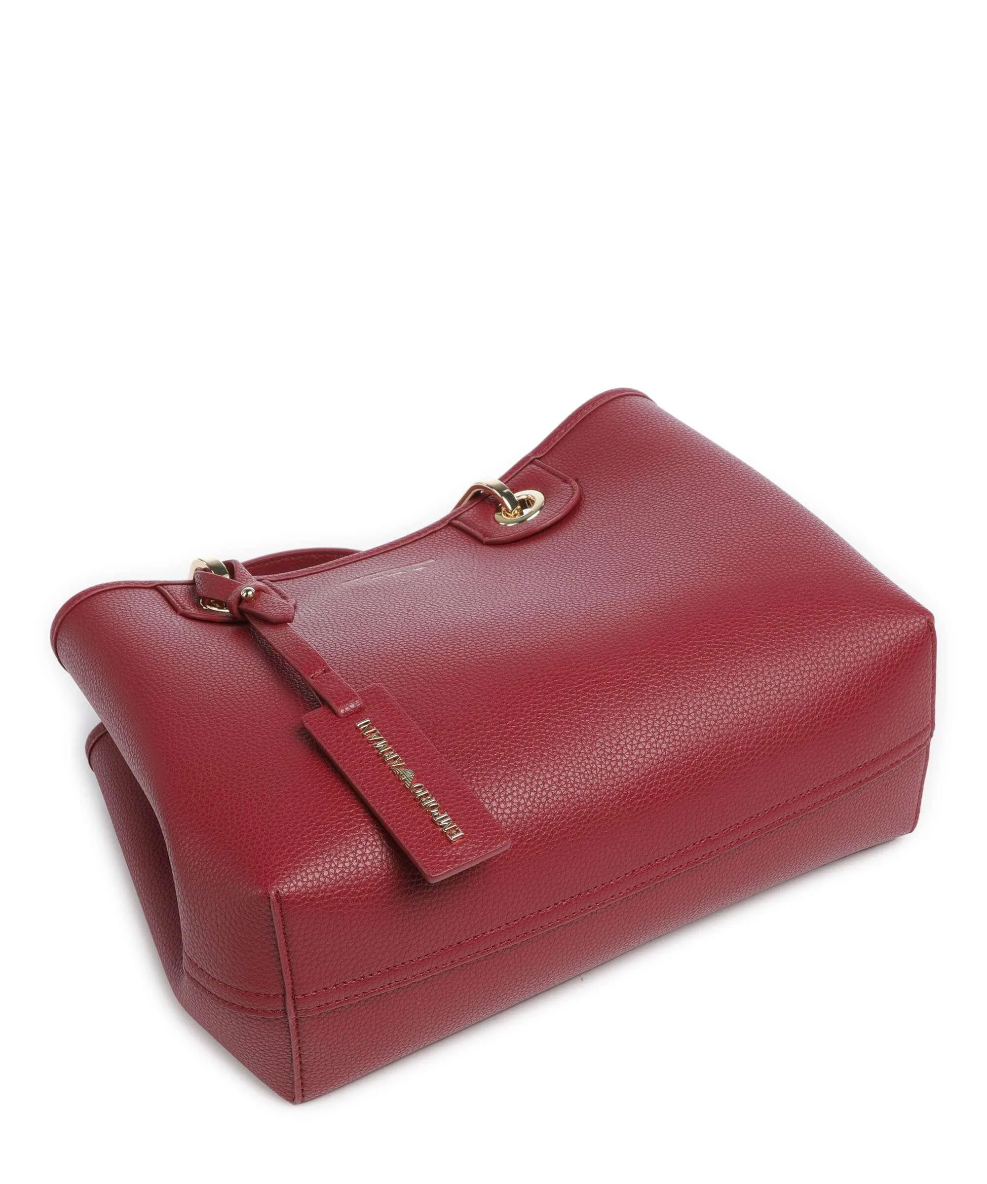  Emporio Armani My EA Borsa a mano pelle sintetica rosso scuro  