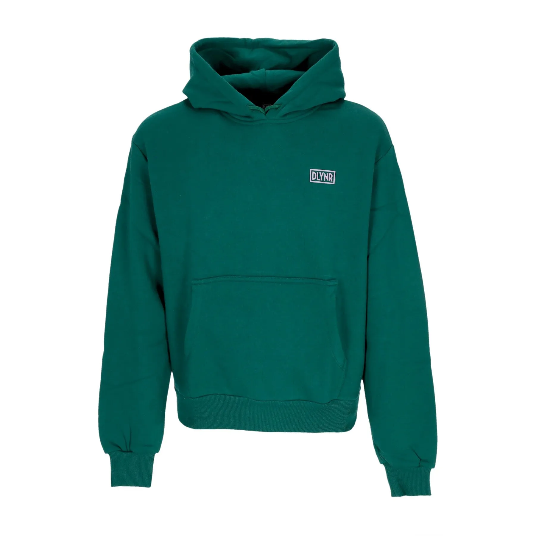 Felpa Cappuccio Uomo Logo Back Hoodie Green