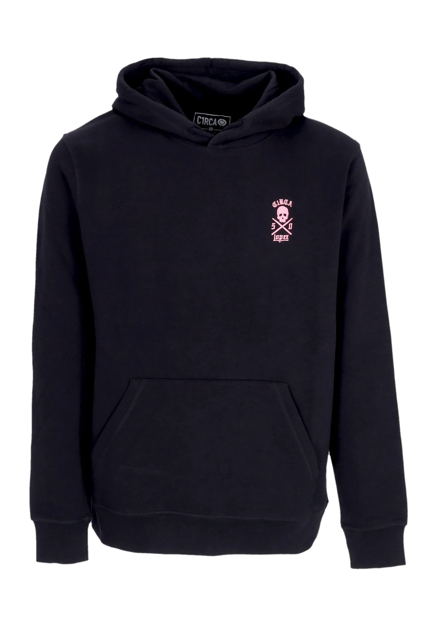 Felpa Cappuccio Uomo Lopez 50 Hoodie Black/canyon Pink