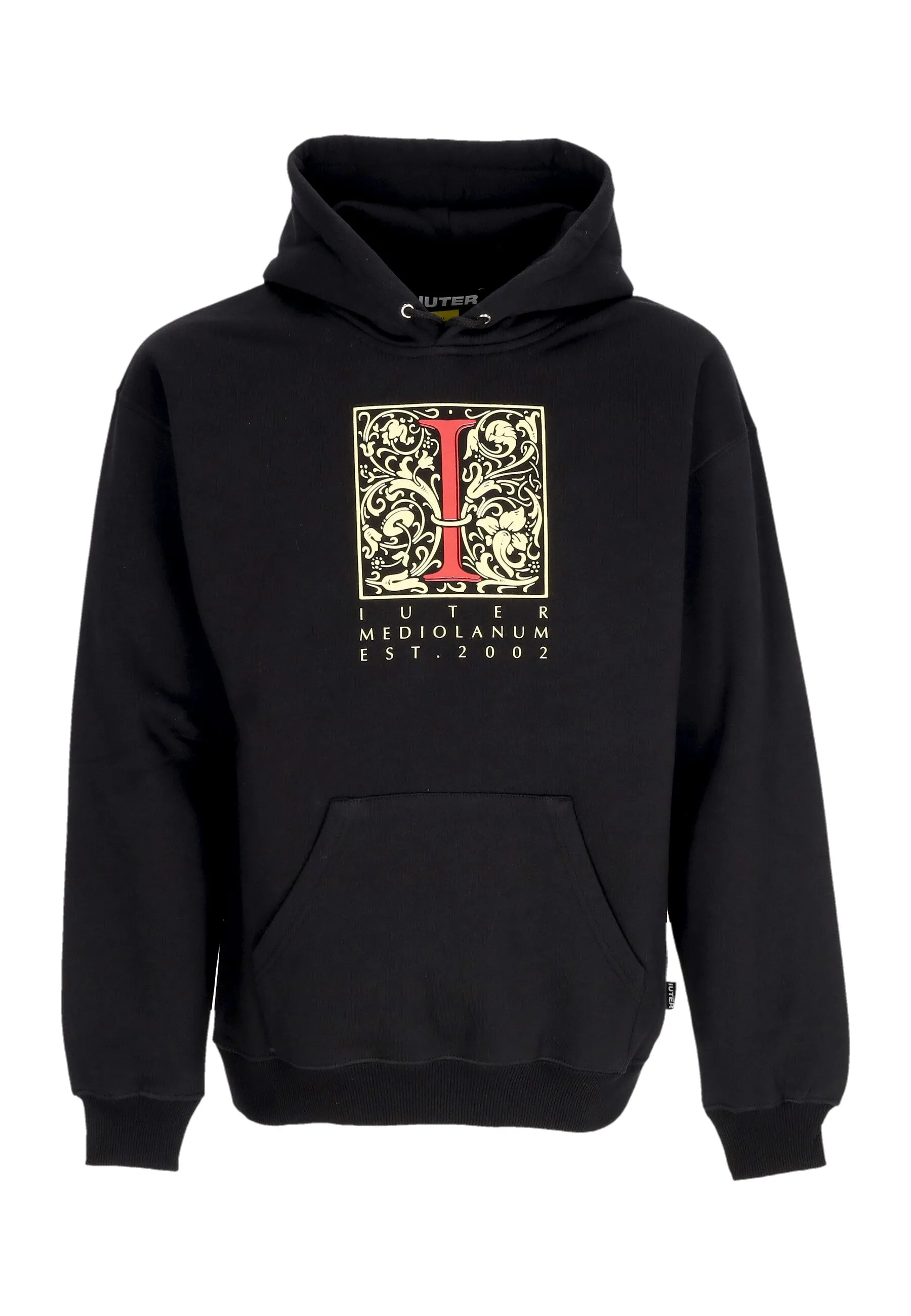 Felpa Cappuccio Uomo Mediolanum Hoodie Black