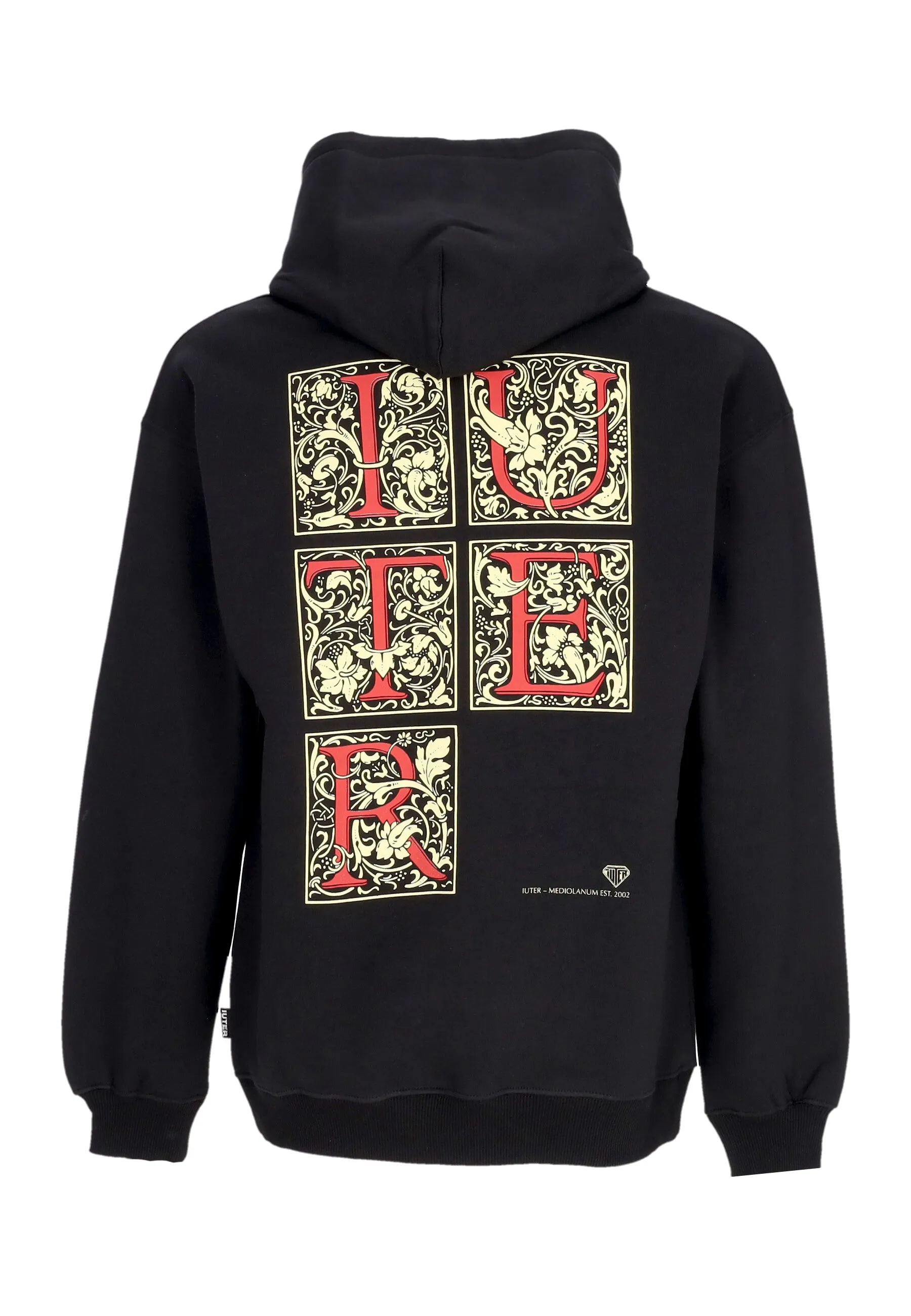 Felpa Cappuccio Uomo Mediolanum Hoodie Black
