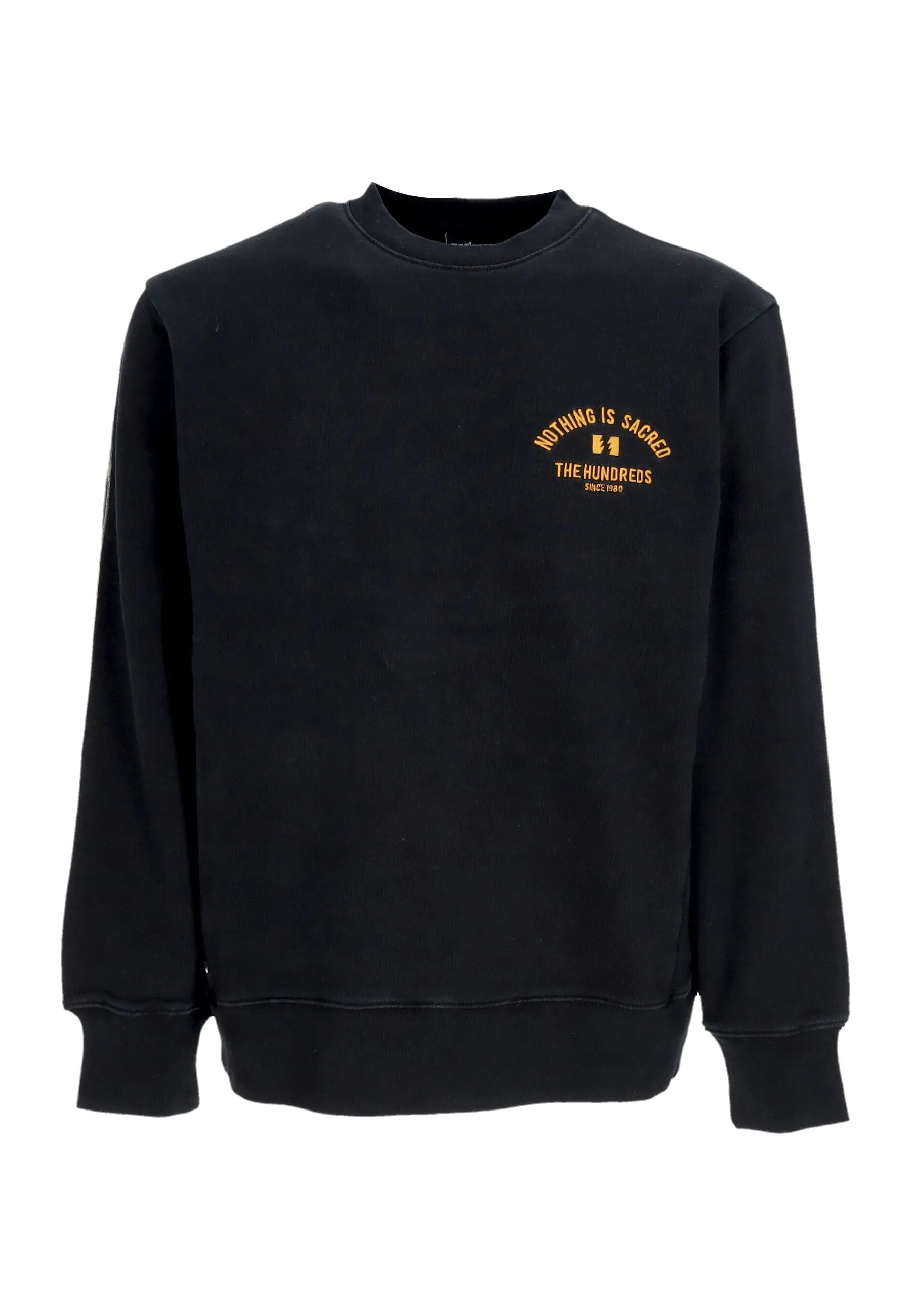 Felpa Girocollo Uomo Temp Crewneck Black