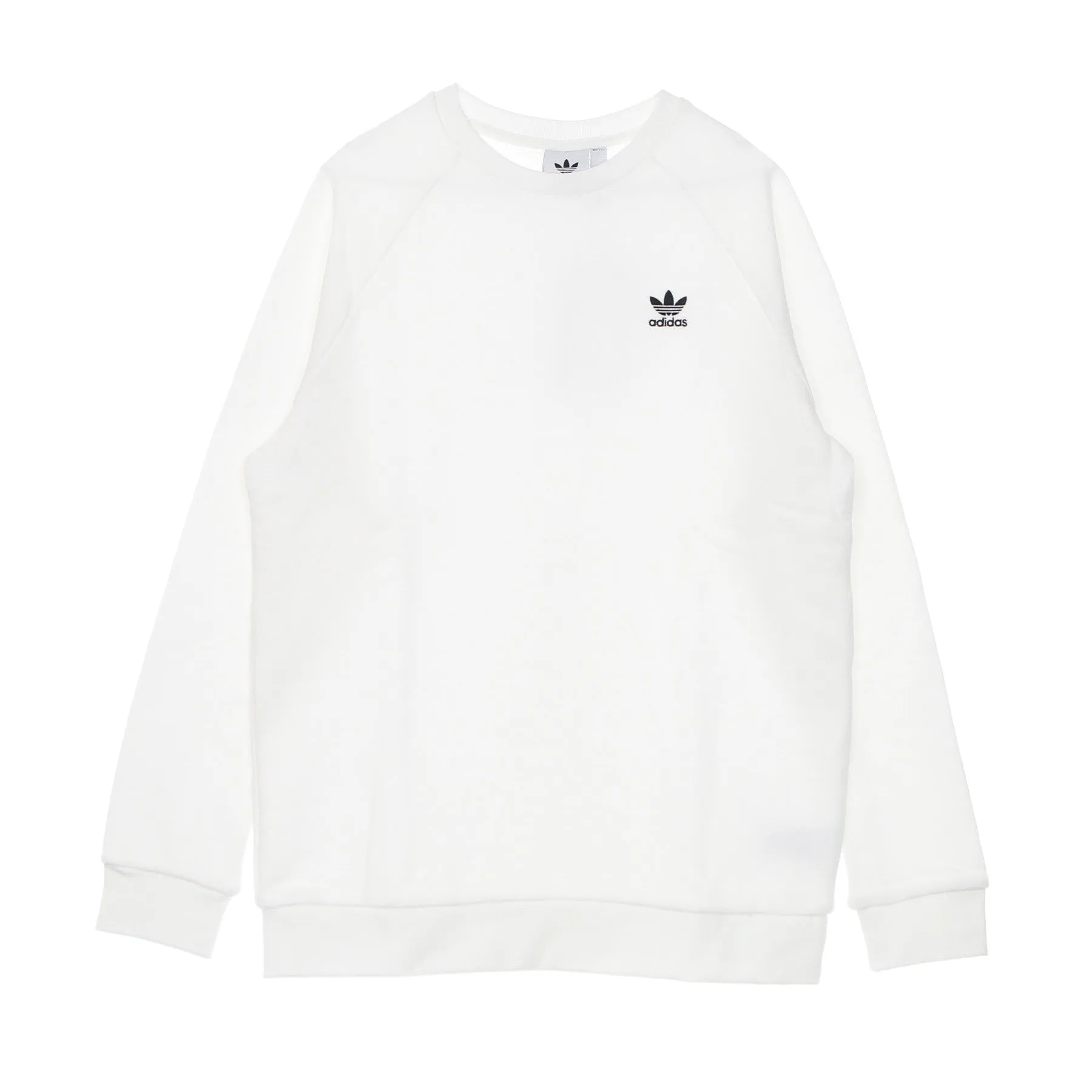 Felpa Leggera Girocollo Uomo Essential Crew White/black