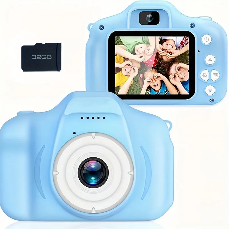 Fotocamera digitale per bambini 1080P, fotocamera ricaricabile per bambini giocattolo a colori con schermo da 5,08 cm 13MP con s