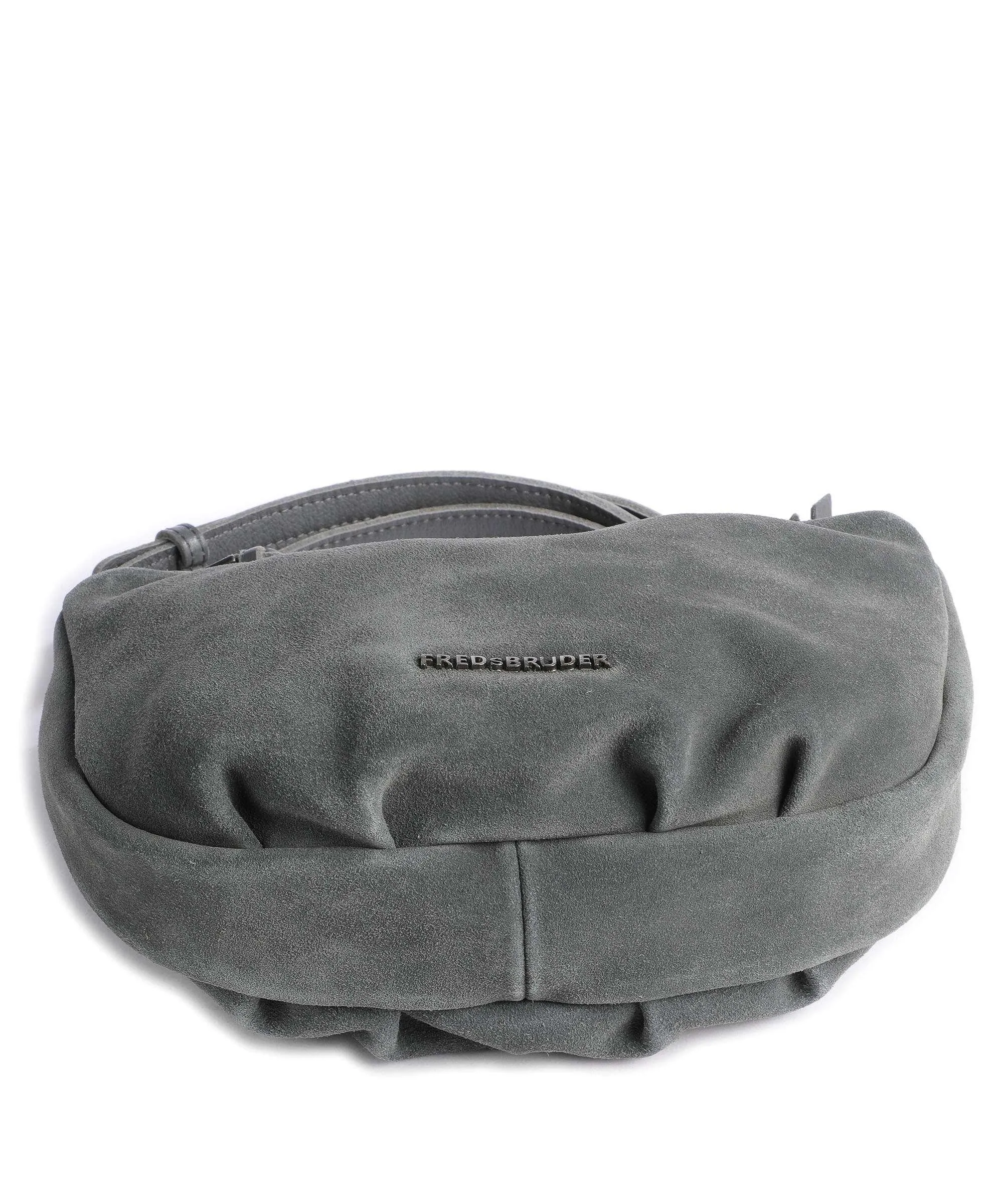  FredsBruder Jo Borsa a tracolla pelle ruvida grigio scuro  