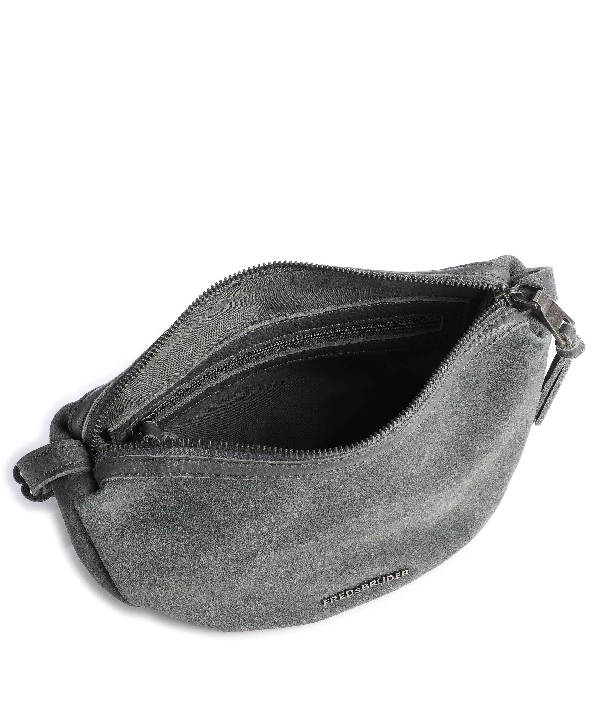  FredsBruder Jo Borsa a tracolla pelle ruvida grigio scuro  