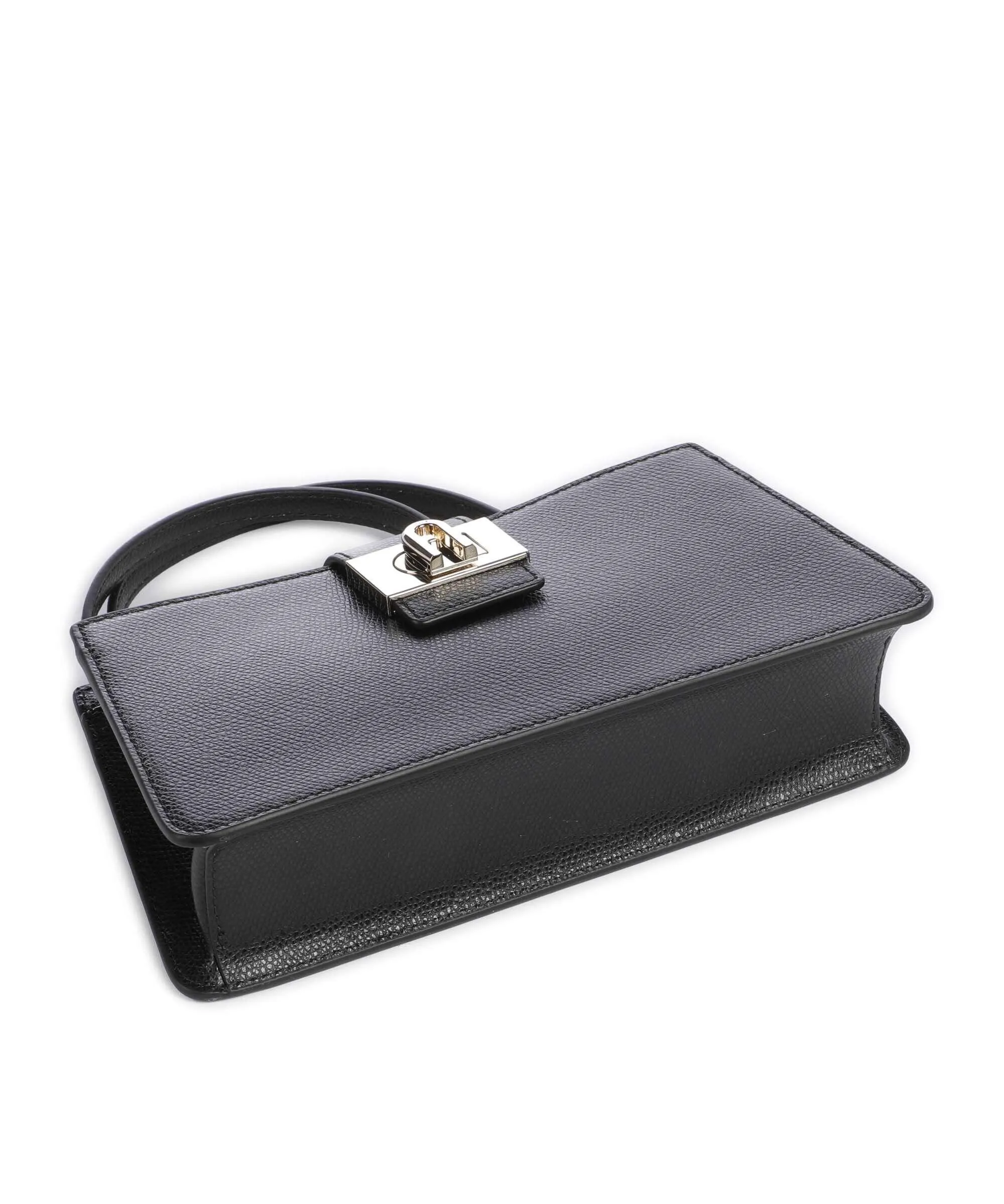  Furla 1927 Mini Borsa a tracolla pelle a grana fine nero  