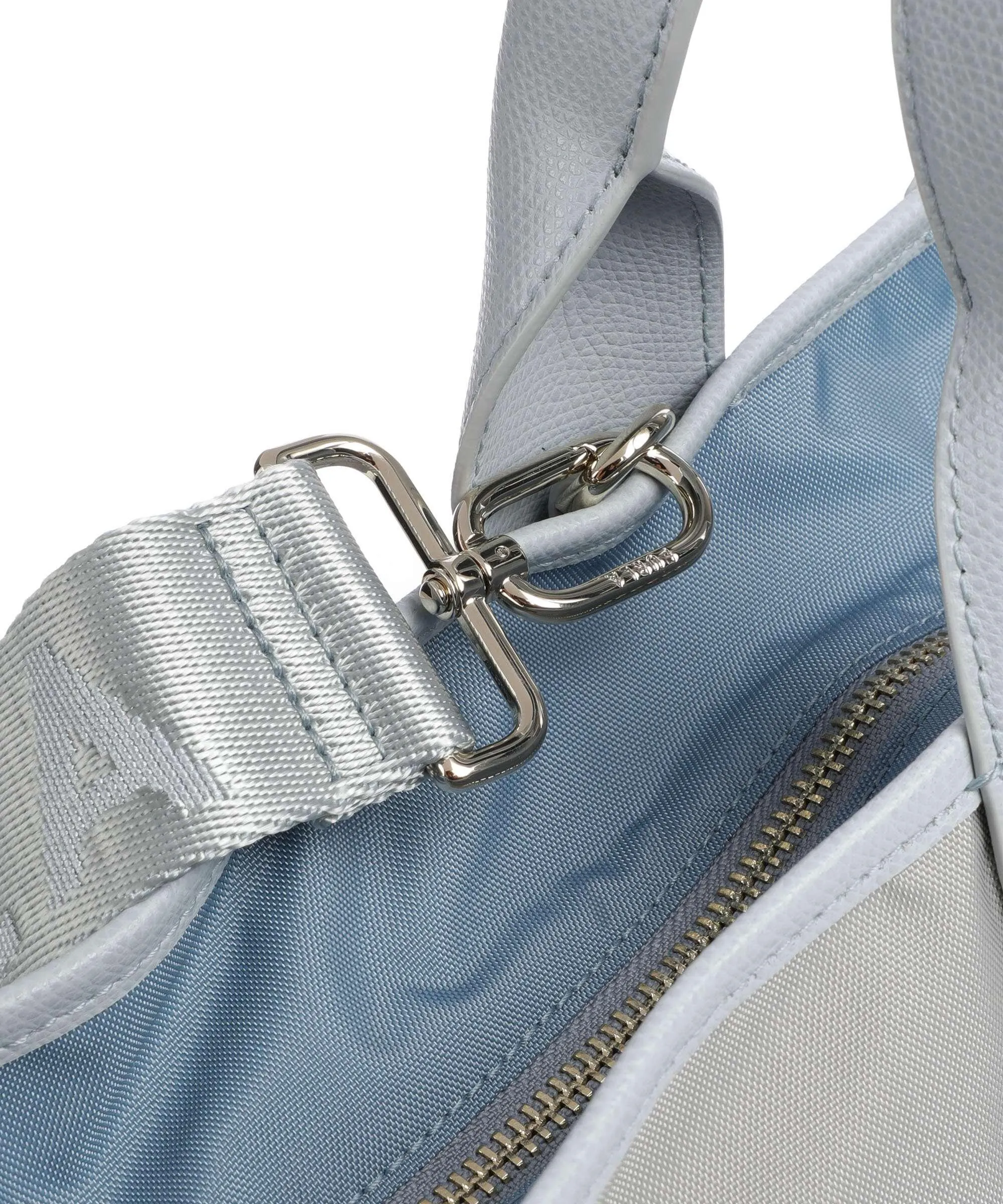  Furla Arco Fly L Borsa a mano nylon grigio chiaro  