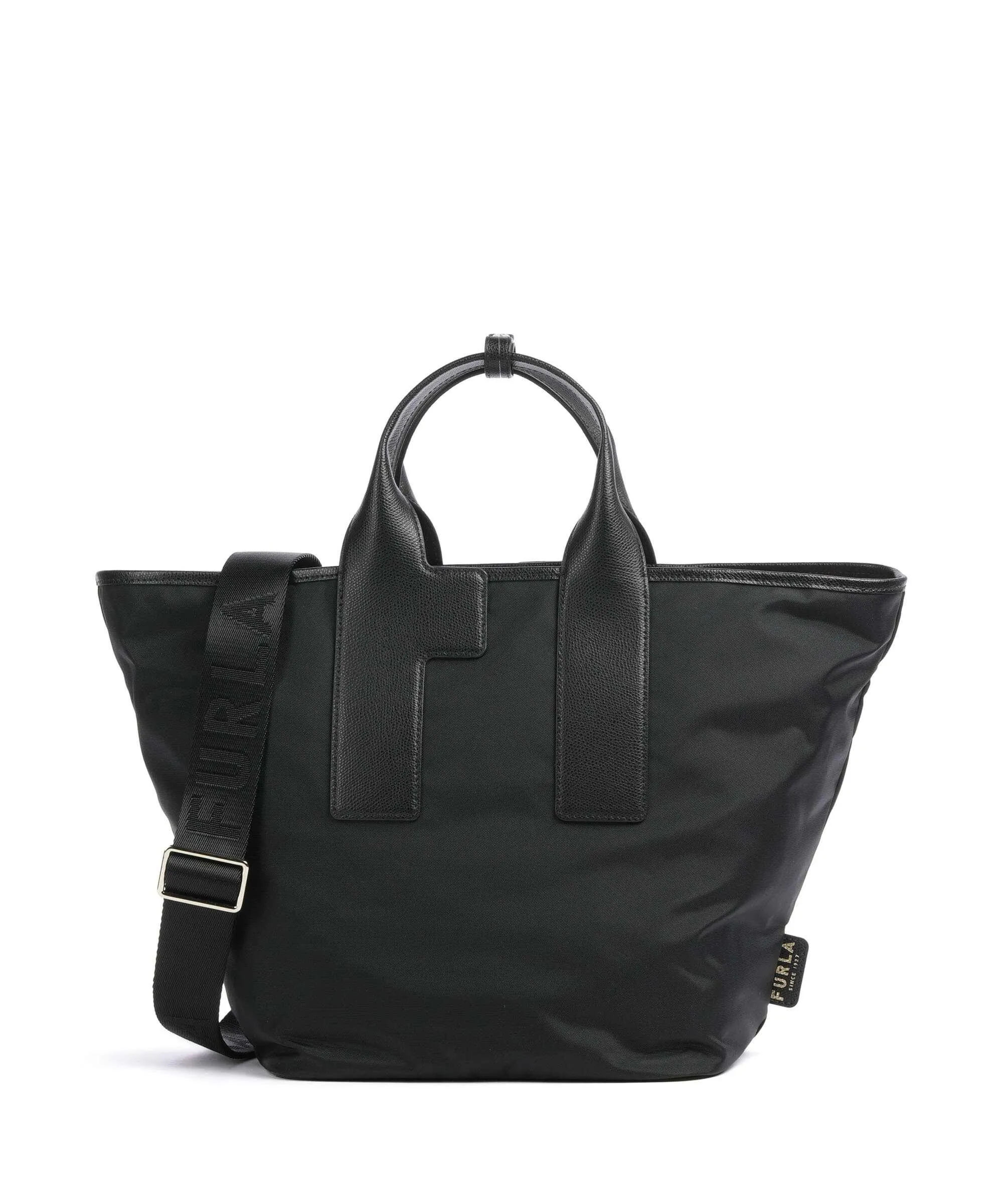  Furla Arco Fly L Borsa a mano nylon nero  