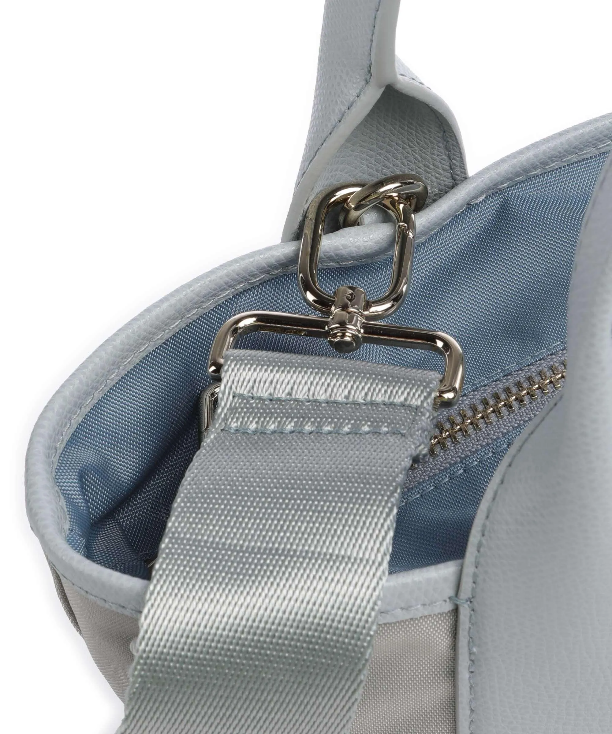  Furla Arco Fly M Borsa a mano nylon blu chiaro  