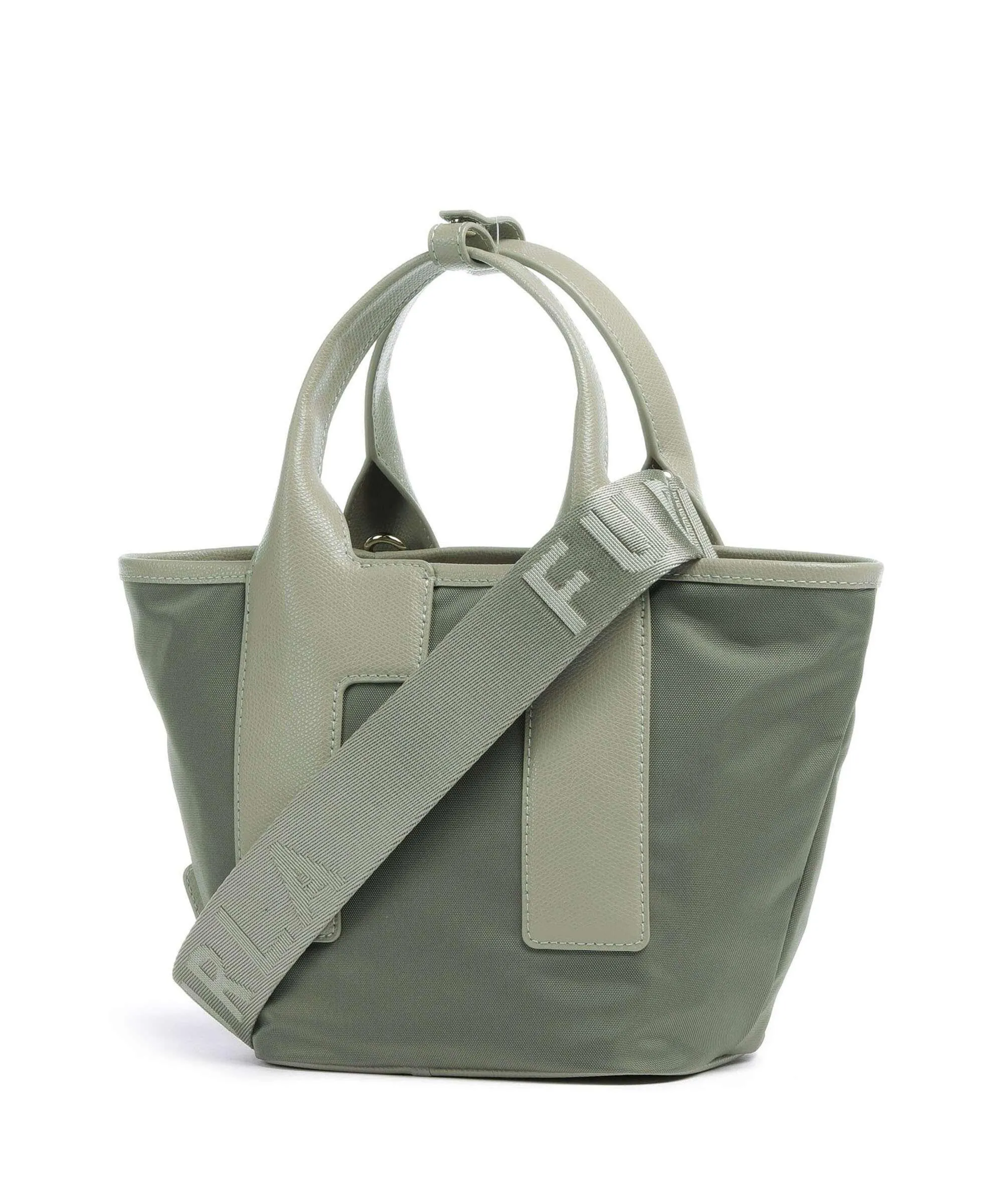  Furla Arco Fly M Borsa a mano nylon cachi  