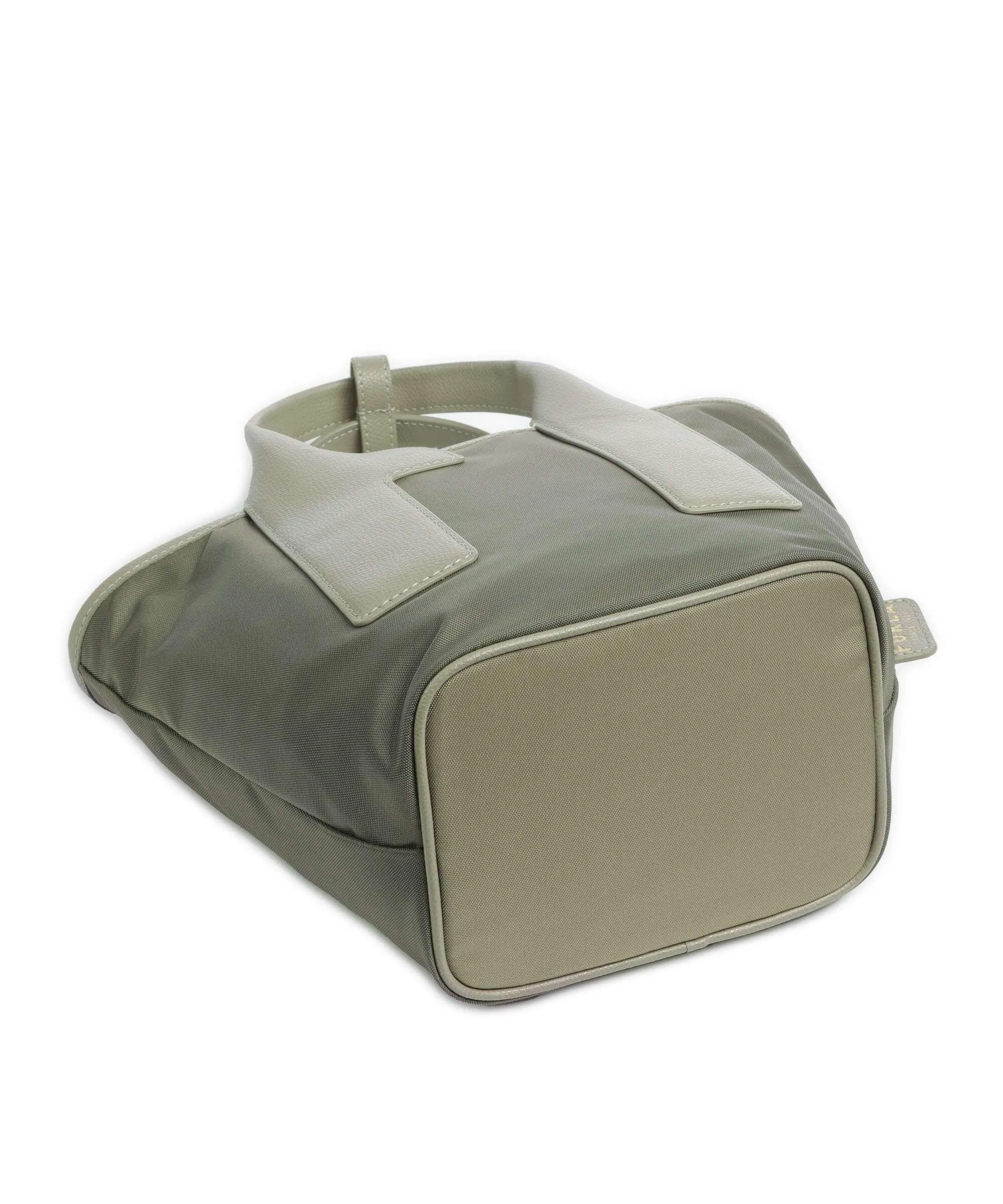  Furla Arco Fly M Borsa a mano nylon cachi  