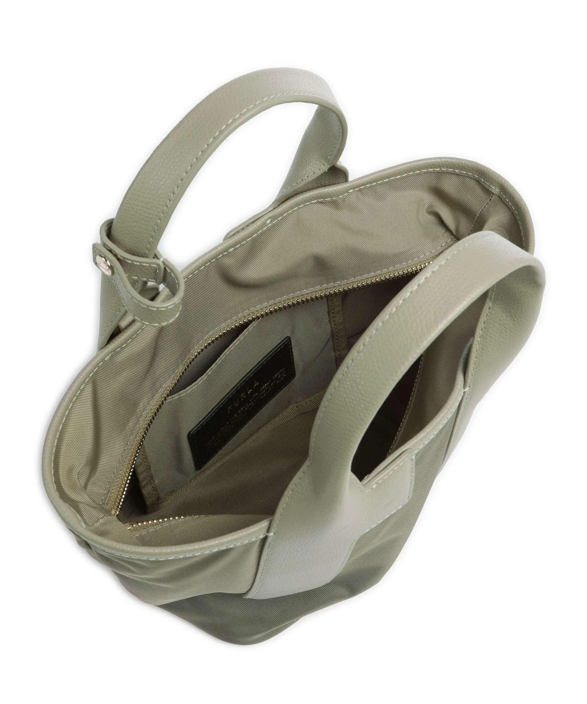  Furla Arco Fly M Borsa a mano nylon cachi  