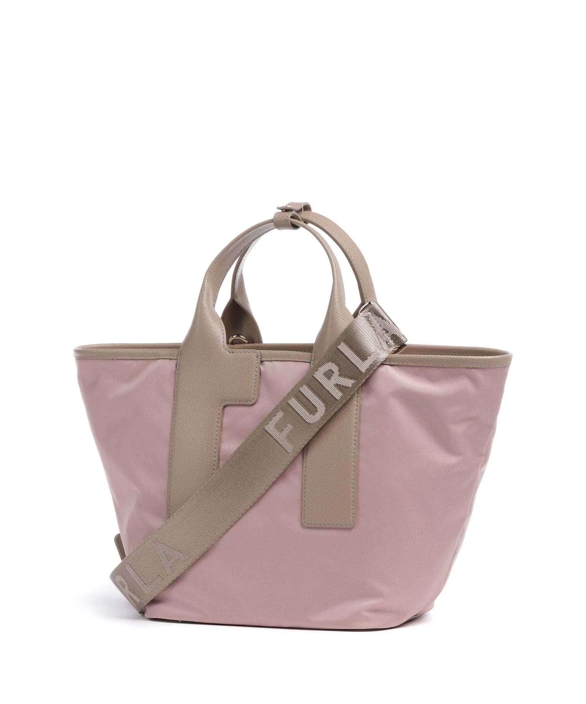  Furla Arco Fly M Borsa a mano nylon rosa  