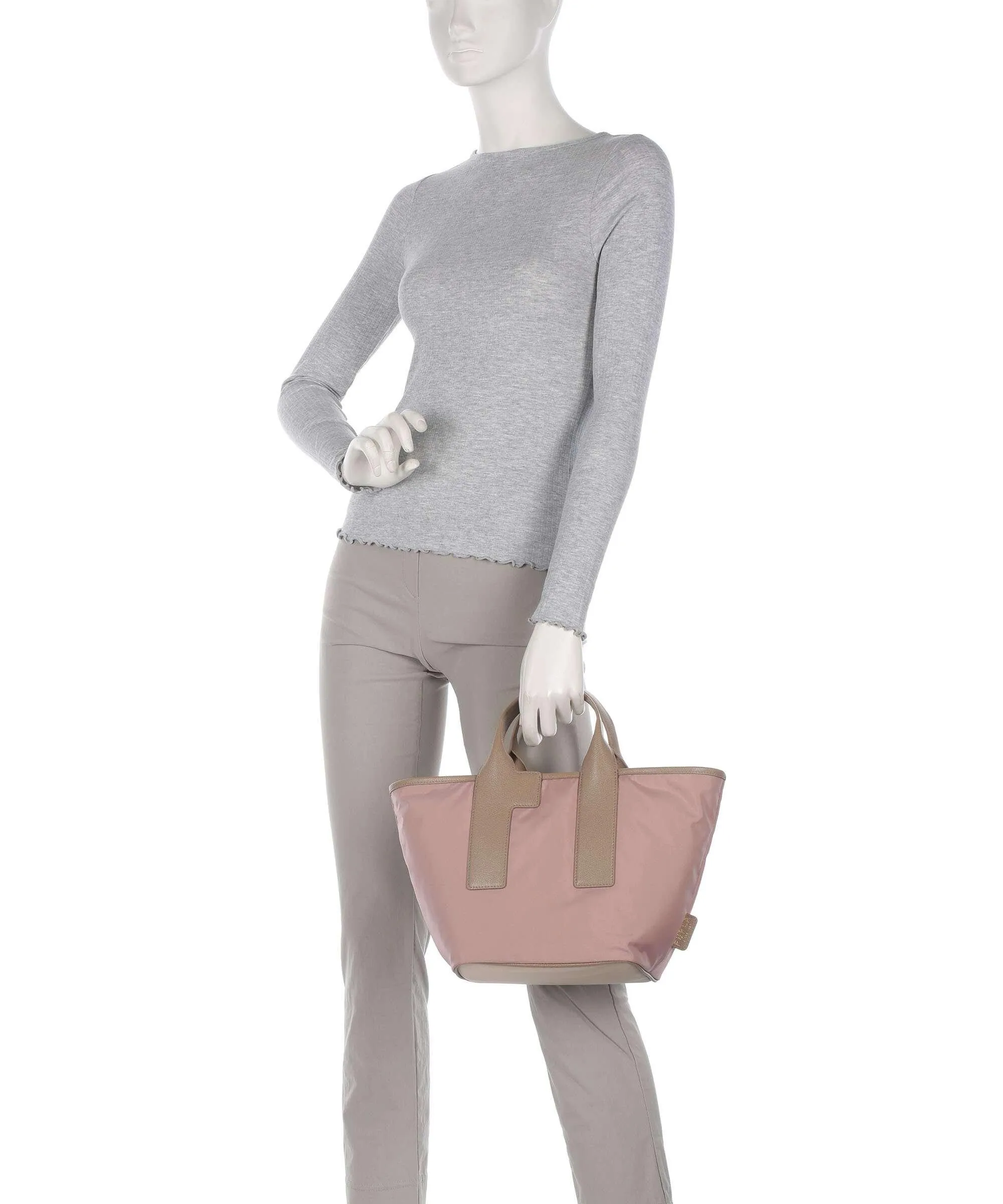  Furla Arco Fly M Borsa a mano nylon rosa  