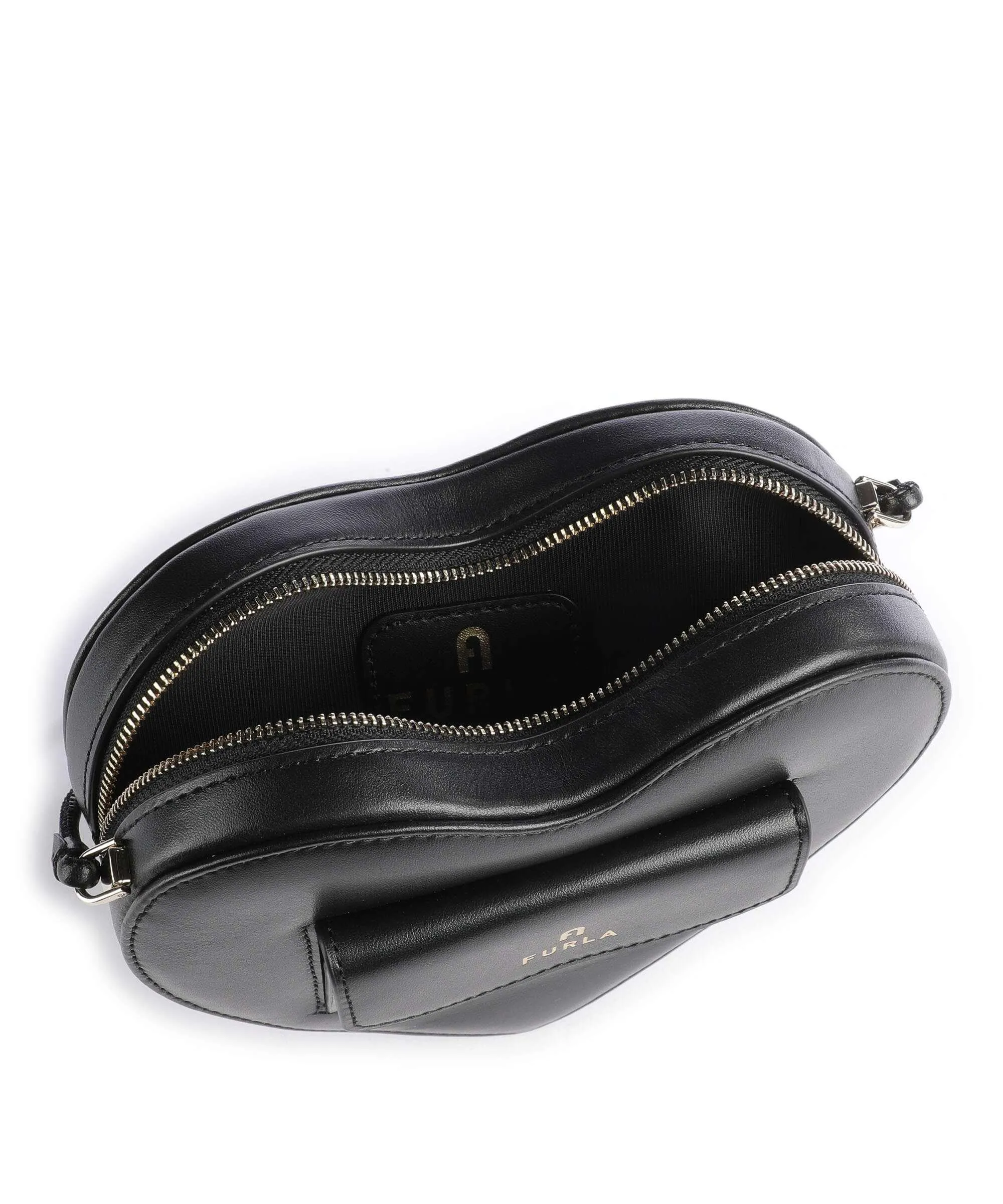  Furla Camelia Mini Borsa a tracolla pelle liscia nero  