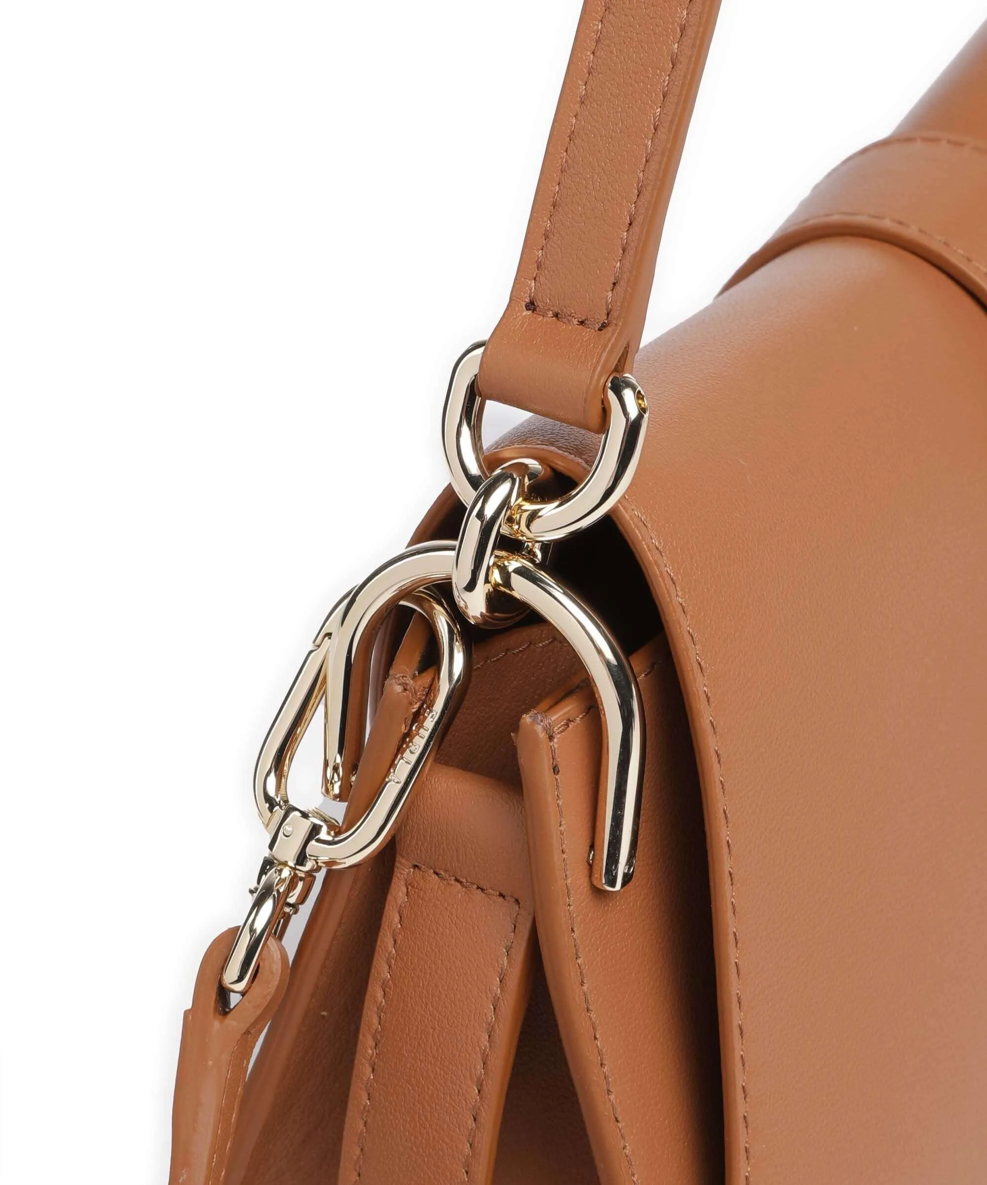  Furla Flow M Borsa a mano pelle a grana fine marrone  
