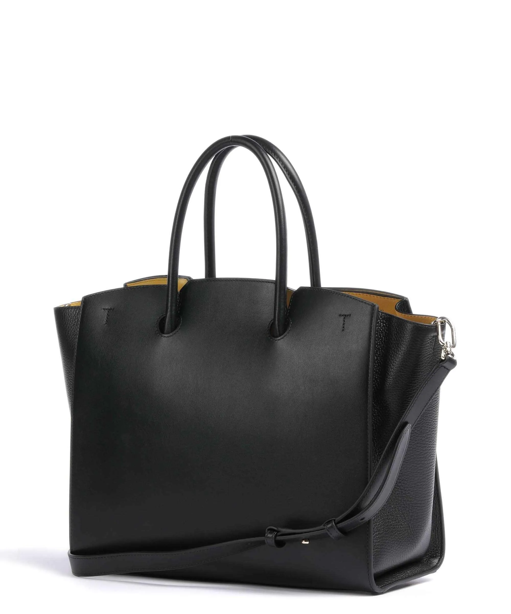  Furla Genesi L Borsa a mano pelle a grana fine nero  