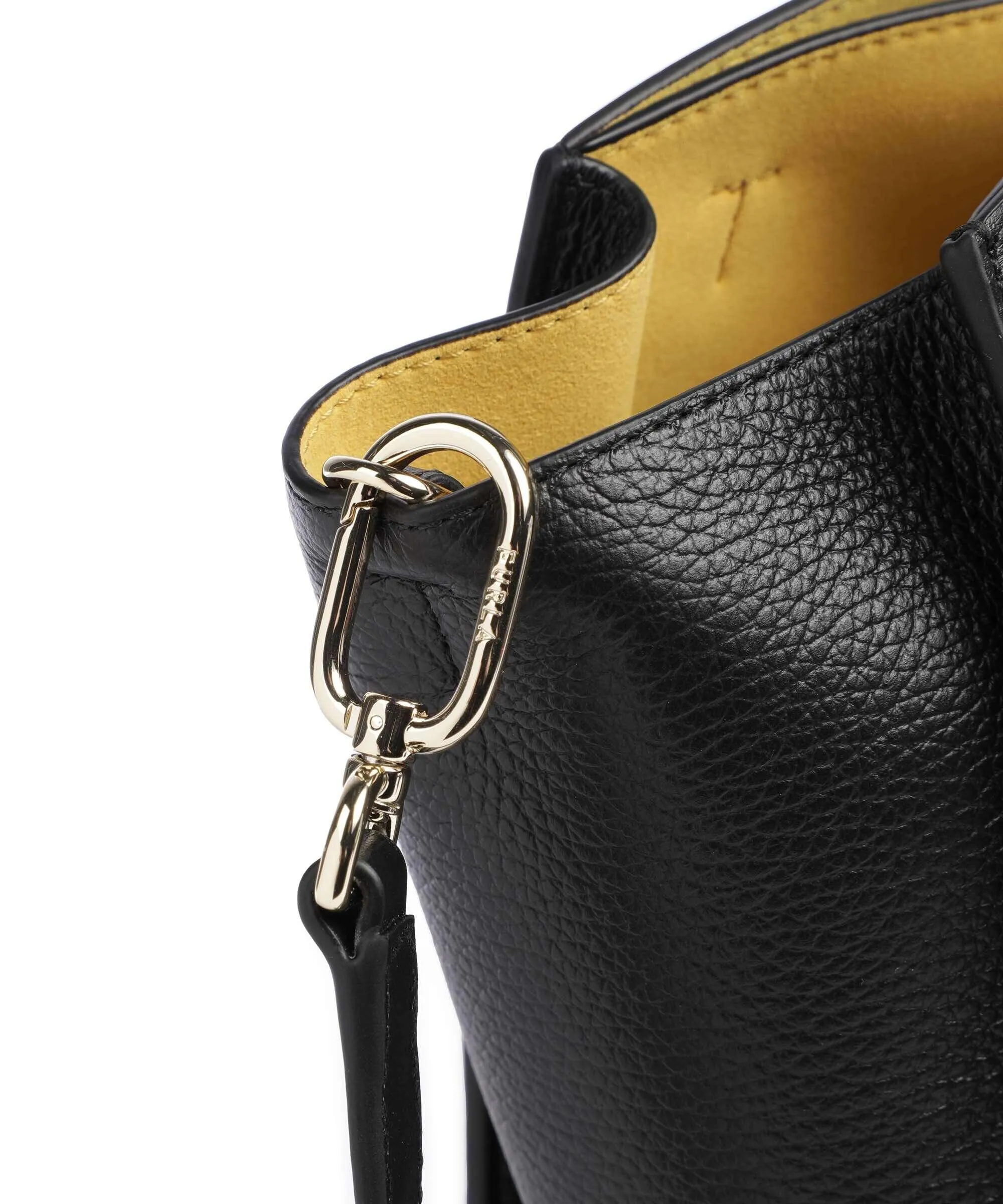  Furla Genesi L Borsa a mano pelle a grana fine nero  