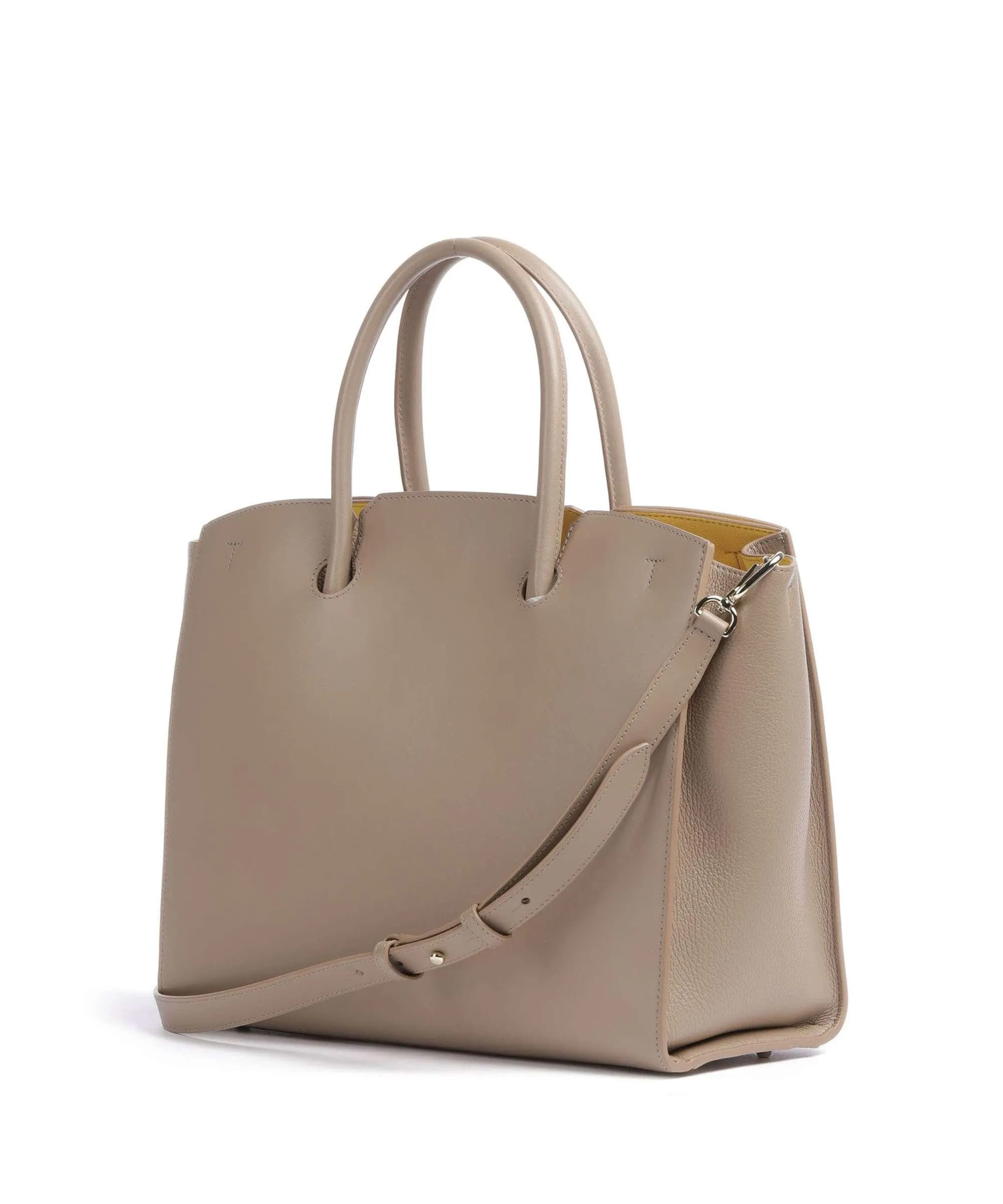  Furla Genesi L Borsa a mano pelle a grana fine taupe  