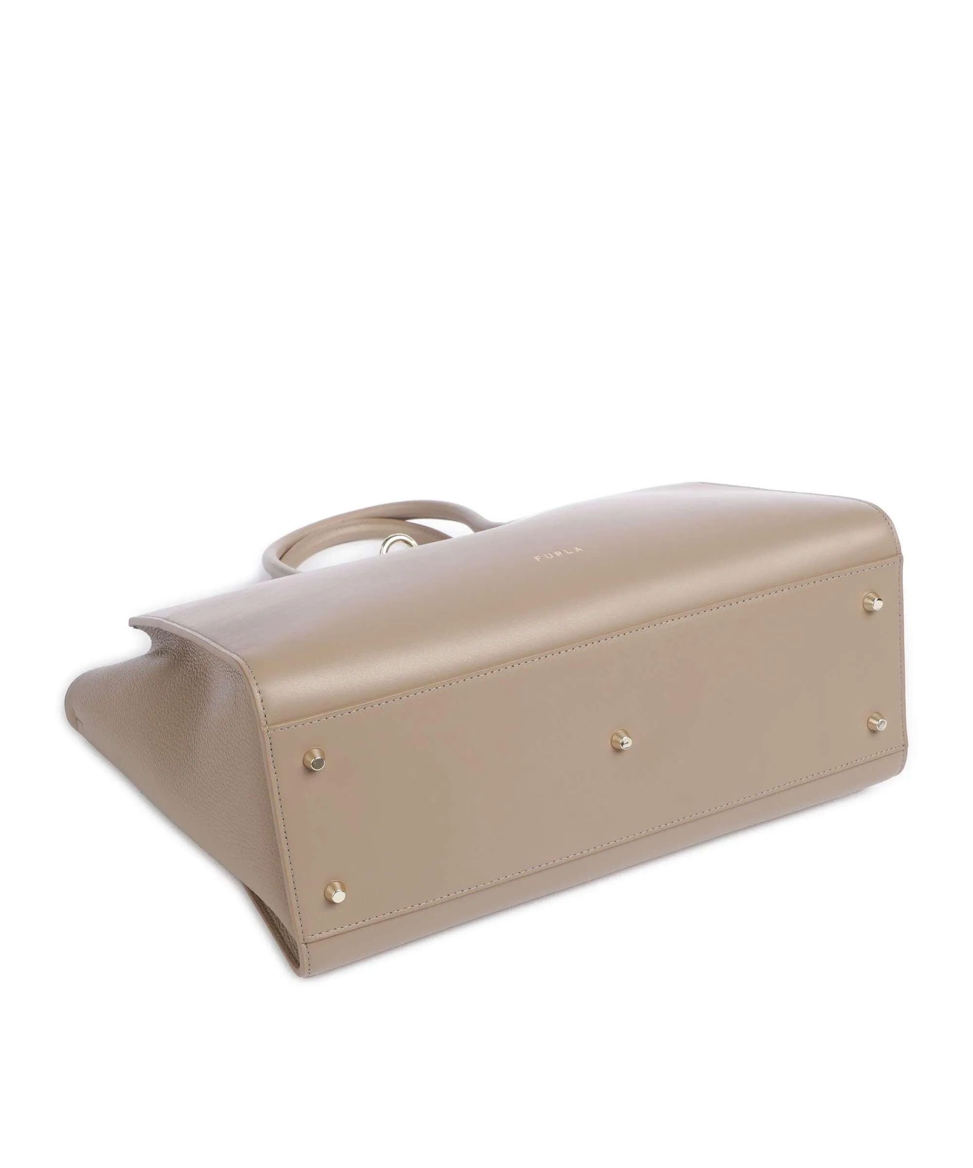  Furla Genesi L Borsa a mano pelle a grana fine taupe  