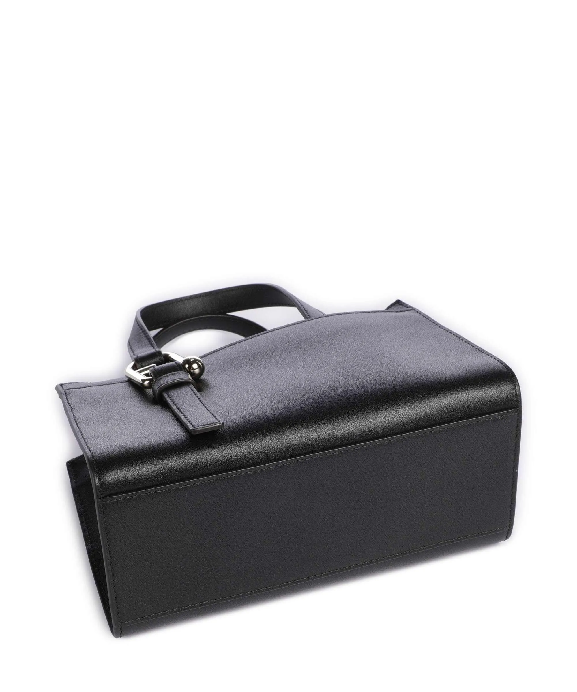  Furla Nuvola S Borsa a mano pelle a grana fine nero  