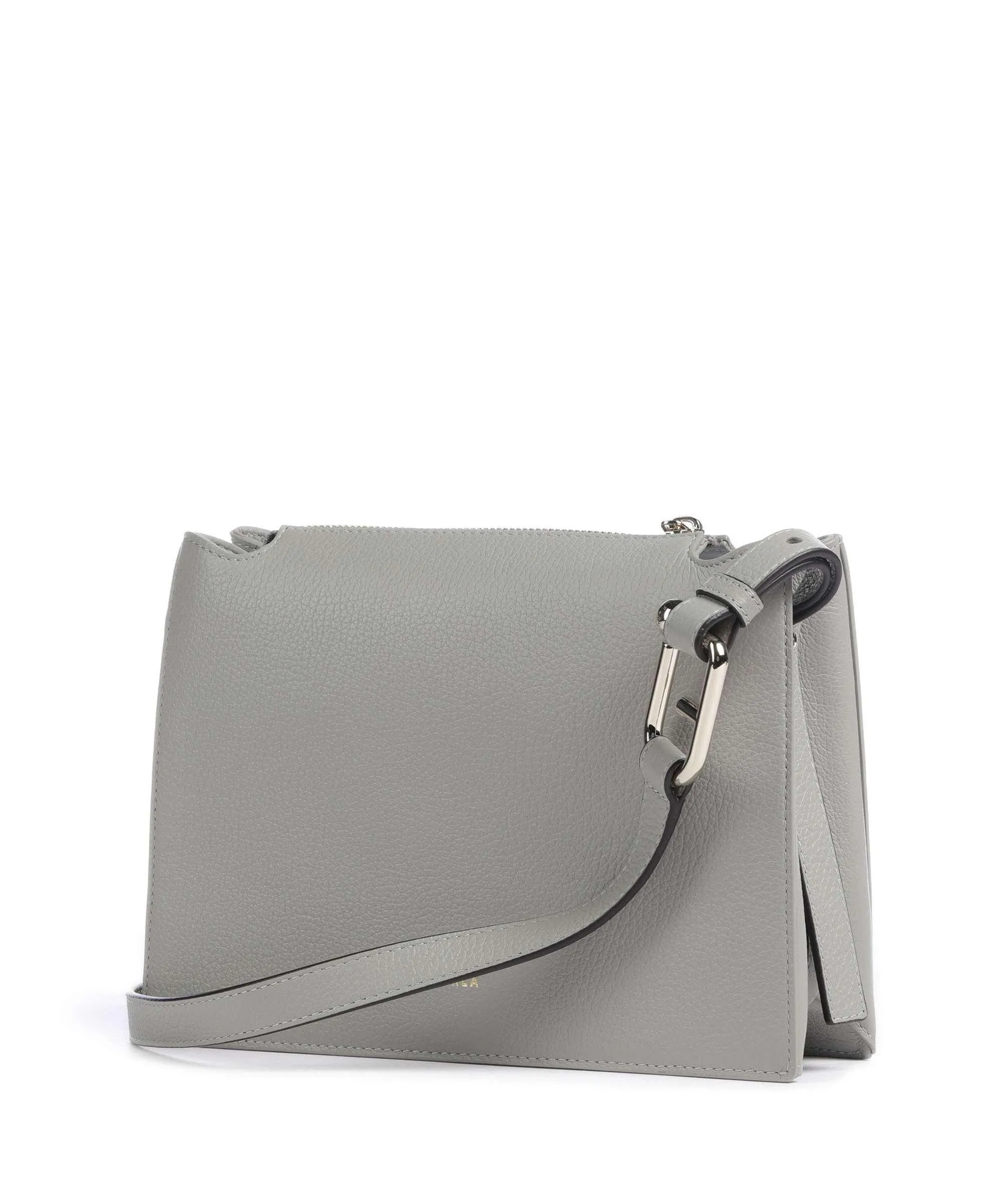  Furla Nuvola S Borsa a tracolla pelle granulata grigio chiaro  