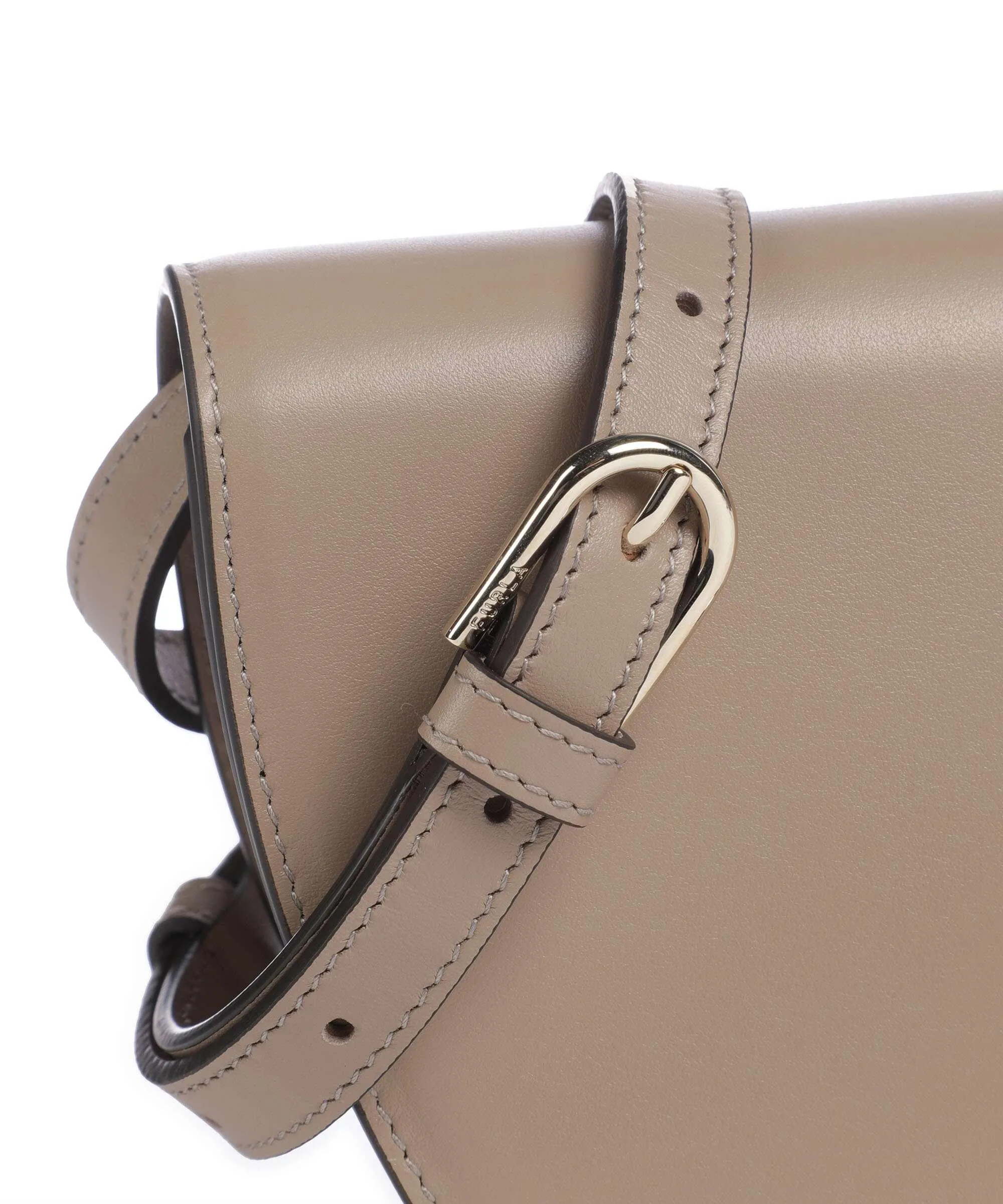  Furla Sfera Mini Borsa a tracolla pelle a grana fine taupe  