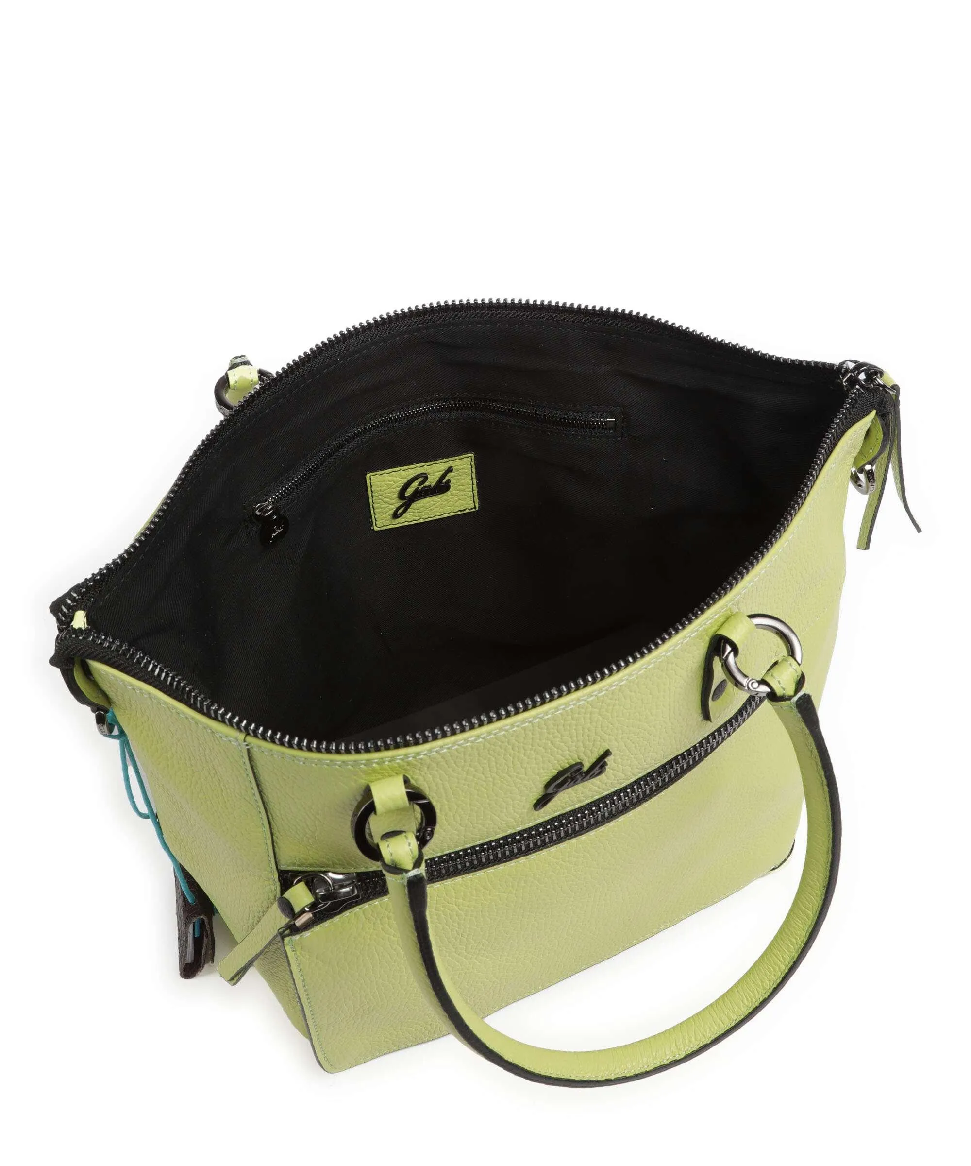  Gabs Genea Plus M Borsa a mano pelle di vitello grana verde chiaro  