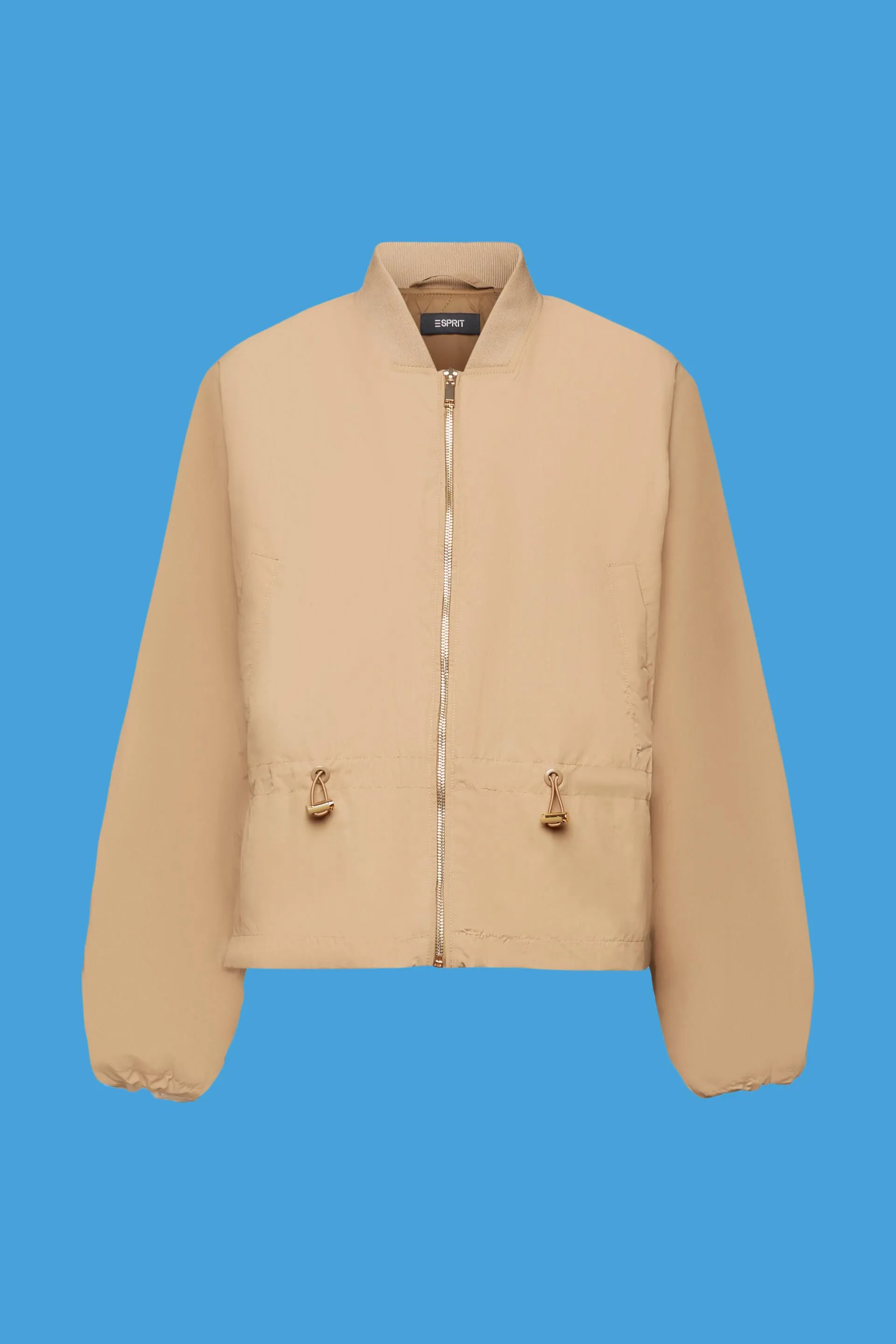 Giacca bomber con coulisse in vita