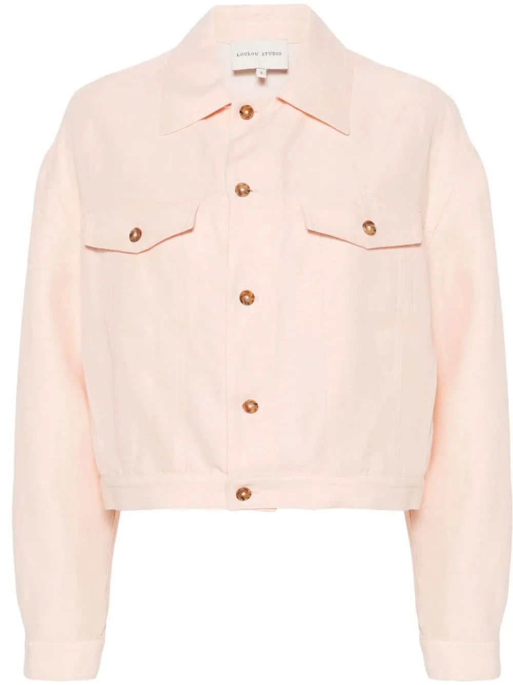 Giacca con bottoni in rosa - donna