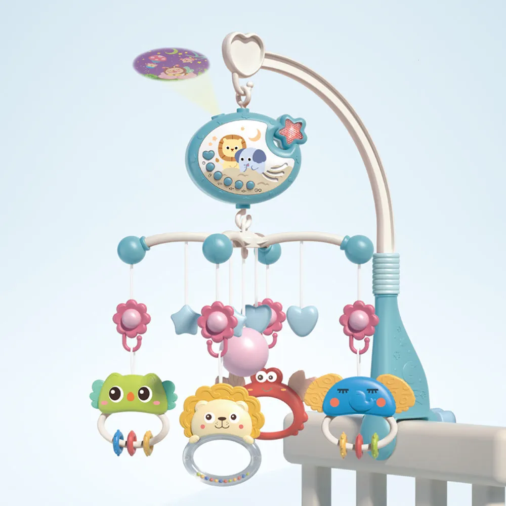Giocattoli Da Comodino Per Bambini: Campanello Per Passeggino, Rotatore Musicale, Luce Di Proiezione Con Telecomando E Altro: Co