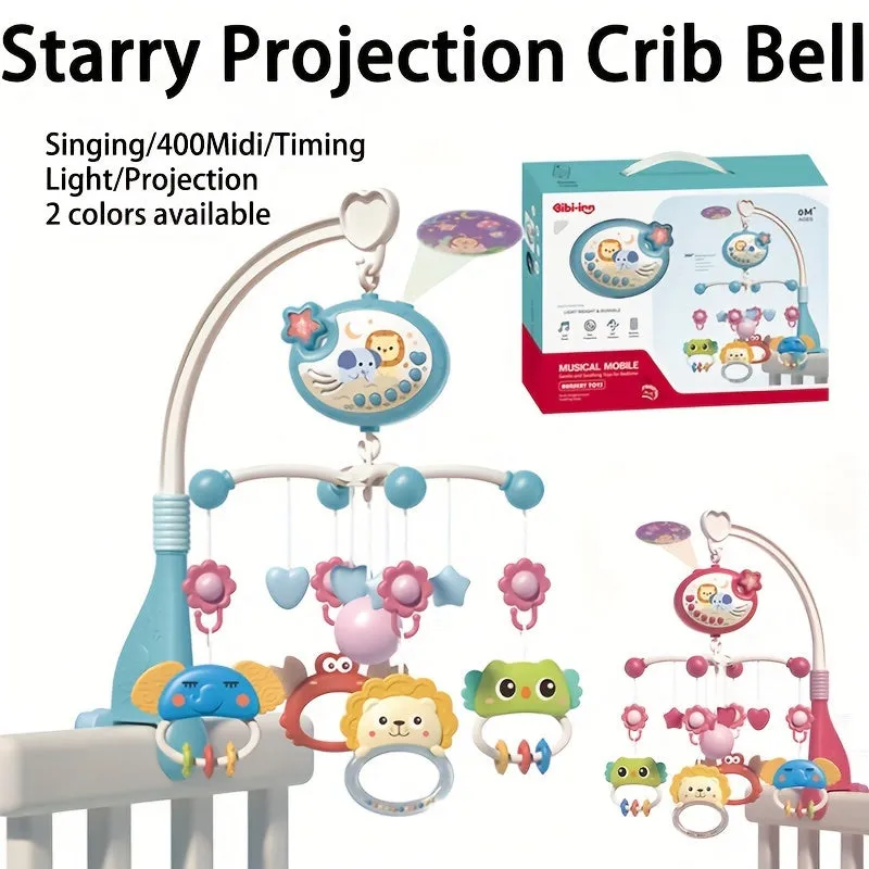 Giocattoli Da Comodino Per Bambini: Campanello Per Passeggino, Rotatore Musicale, Luce Di Proiezione Con Telecomando E Altro: Co