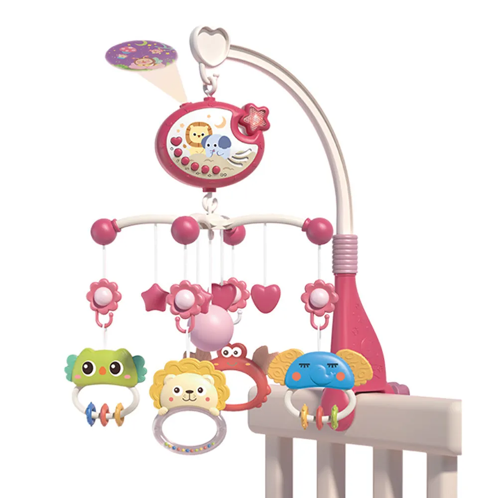 Giocattoli Da Comodino Per Bambini: Campanello Per Passeggino, Rotatore Musicale, Luce Di Proiezione Con Telecomando E Altro: Co